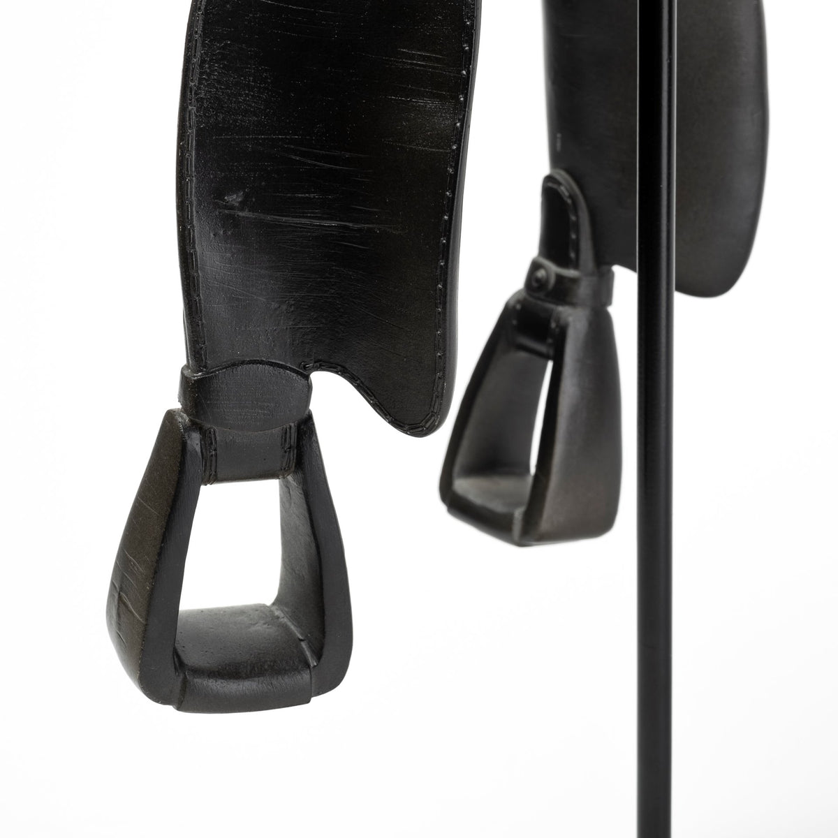 Colt I 9L x 8W Black Equestrian-Inspired Western Horse Saddle-Objects-DECOROLALA