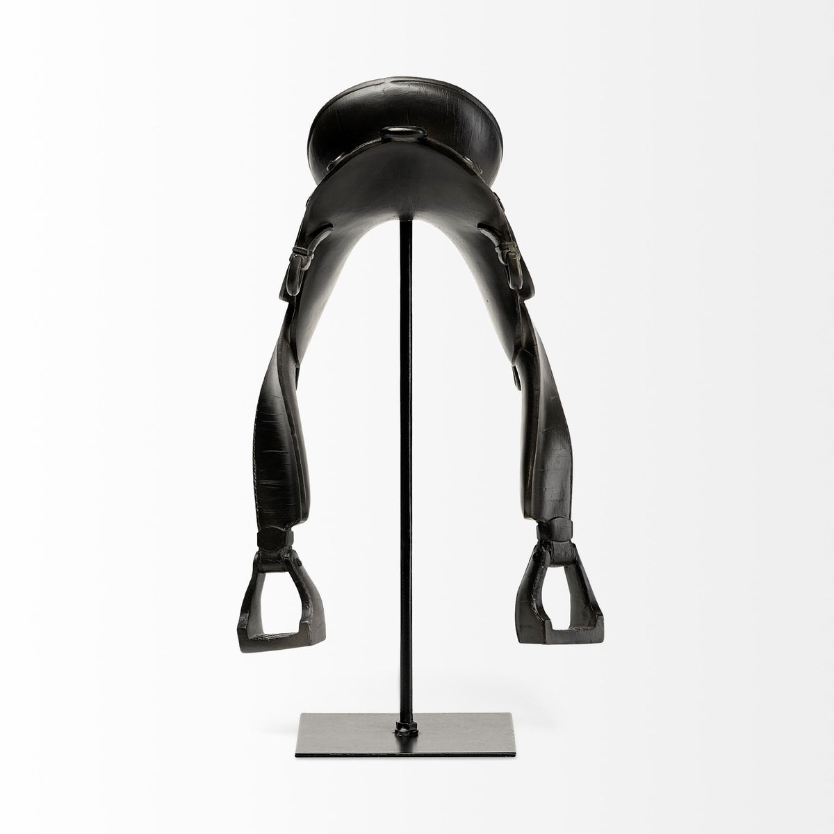 Colt III 8L x 9W Black Equestrian-Inspired English Horse Saddle-Objects-DECOROLALA