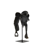 Colt III 8L x 9W Black Equestrian-Inspired English Horse Saddle-Objects-DECOROLALA