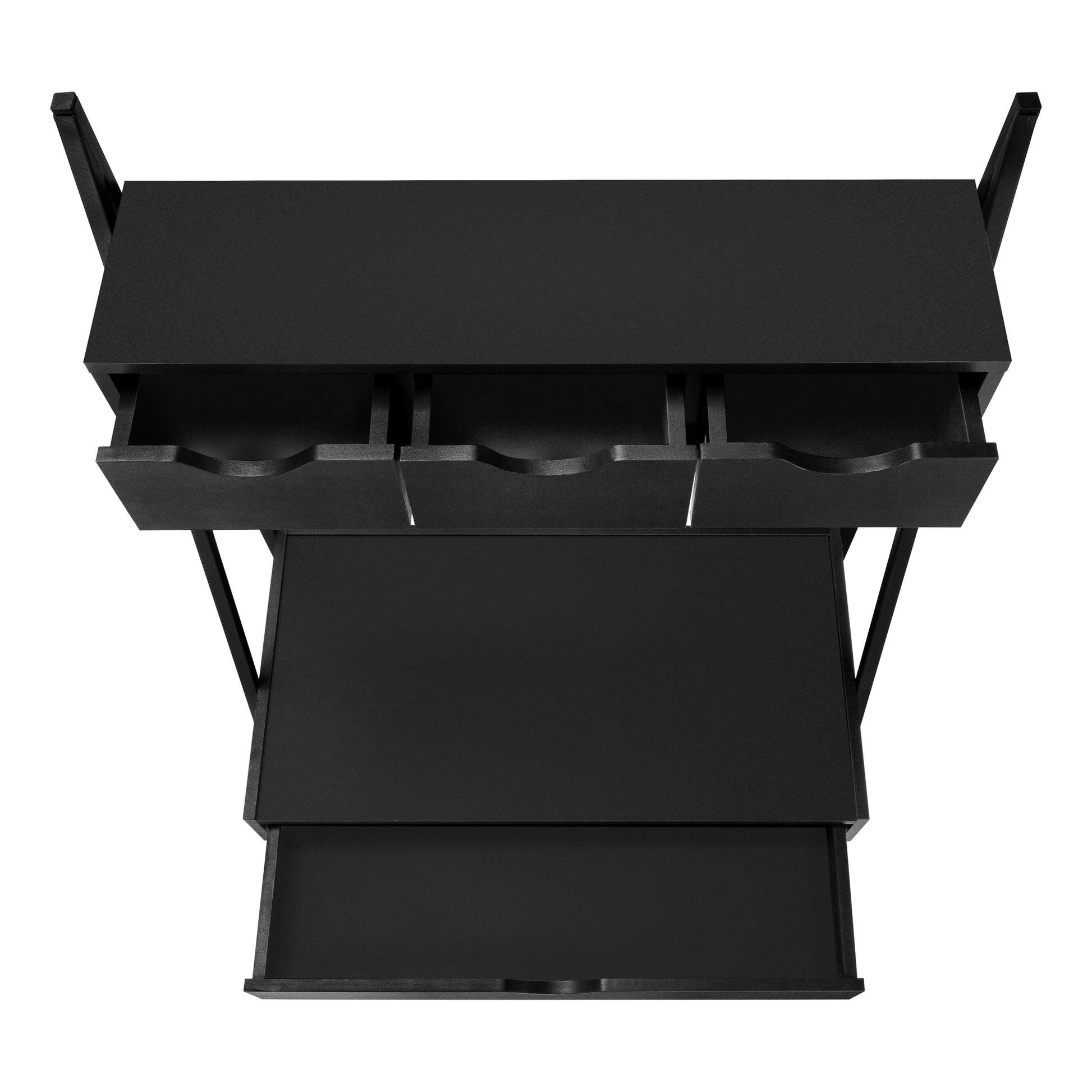 Computer Desk 32" Black with Storage-Office Chair-DECOROLALA