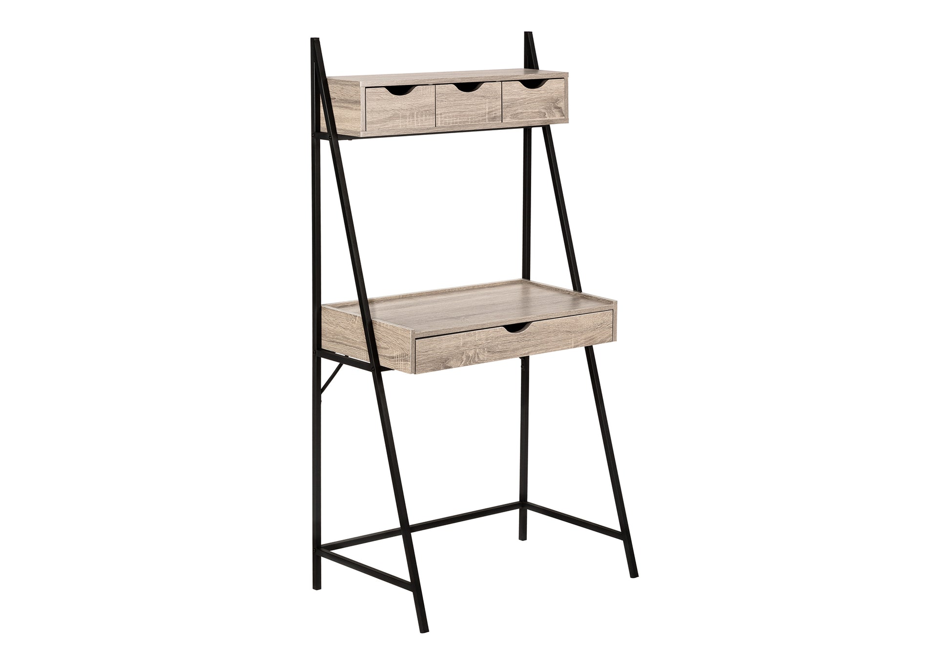 Computer Desk 32" Black with Storage-Office Chair-DECOROLALA