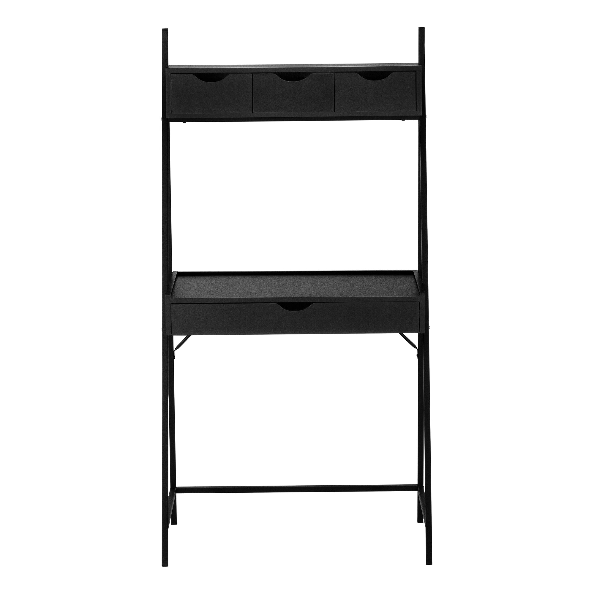 Computer Desk 32" Black with Storage-Office Chair-DECOROLALA