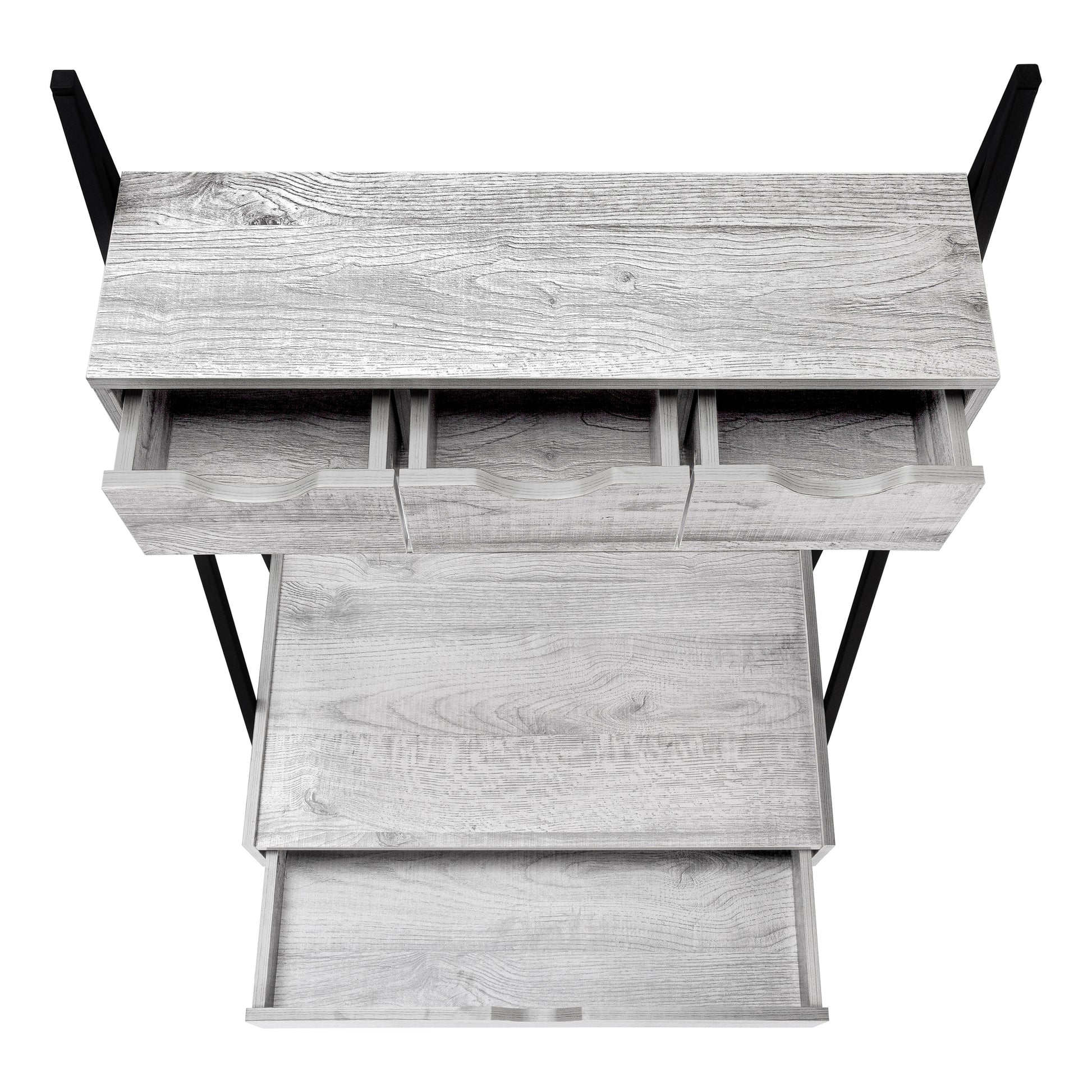 Computer Desk - 32"L / Black / Black Metal-Office Chair-DECOROLALA