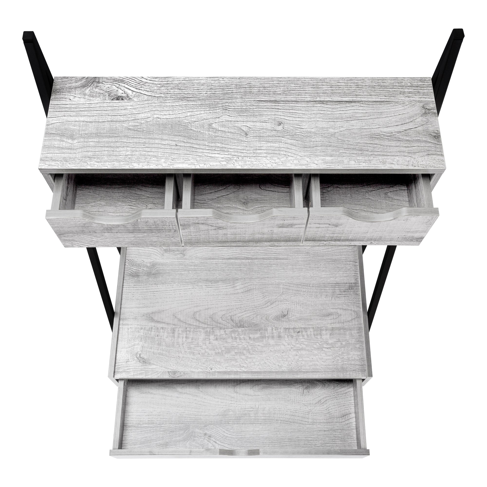 Computer Desk - 32"L / Black / Black Metal-Office Chair-DECOROLALA