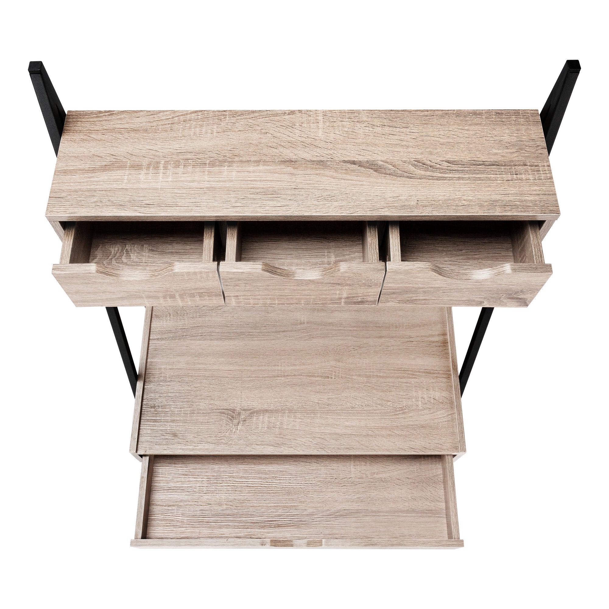 Computer Desk - 32"L / Black / Black Metal-Office Chair-DECOROLALA