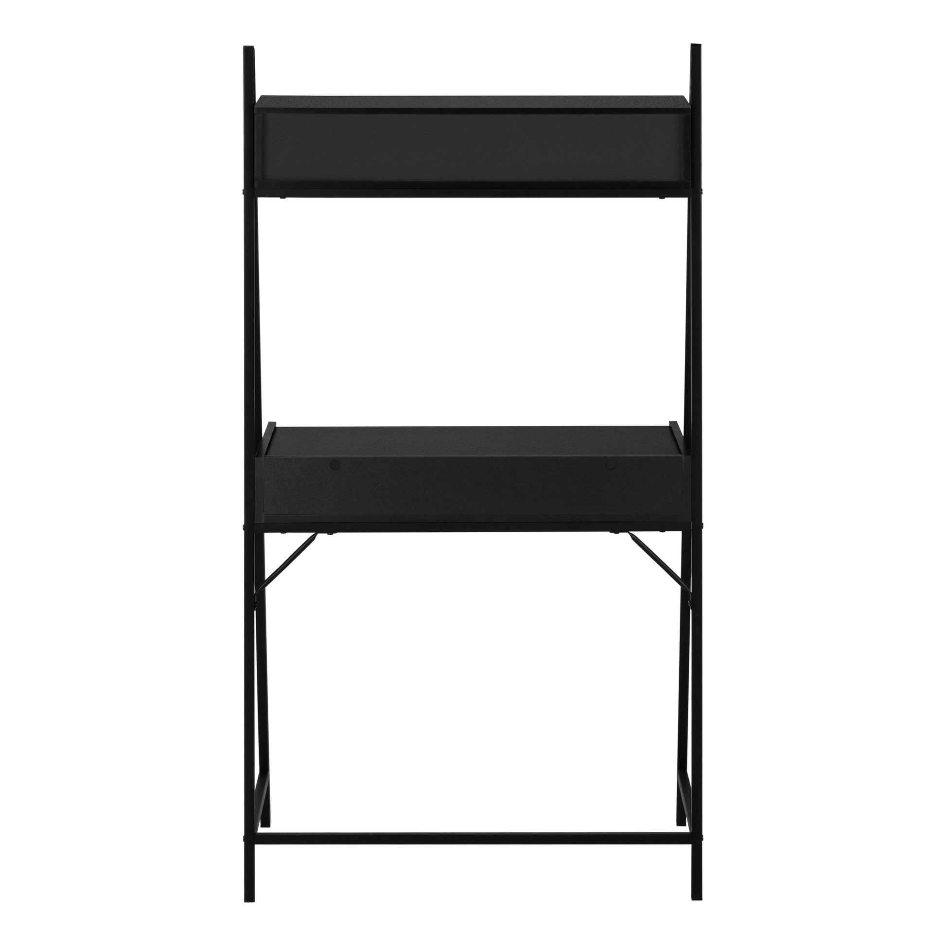 Computer Desk - 32"L / Black / Black Metal-Office Chair-DECOROLALA