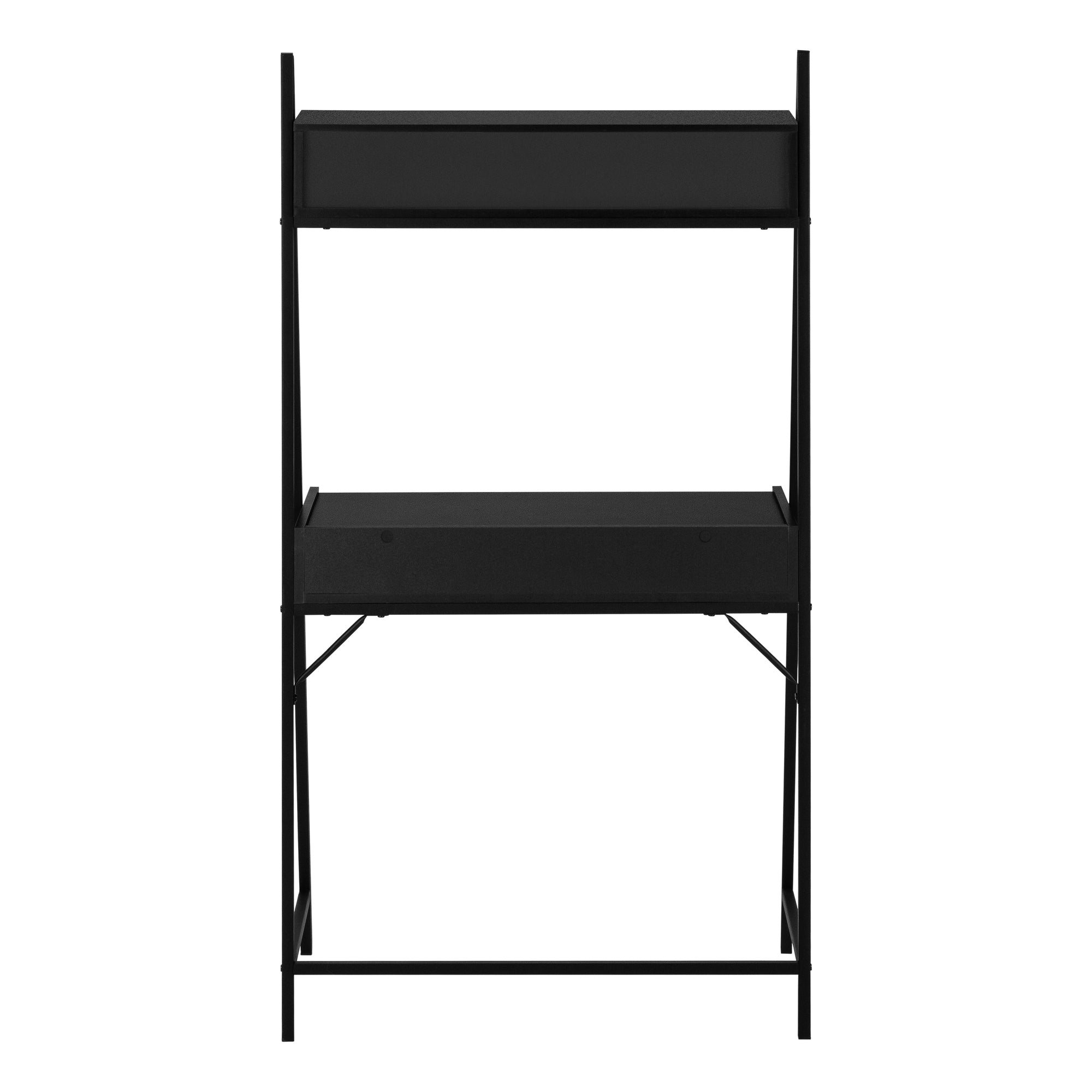 Computer Desk - 32"L / Black / Black Metal-Office Chair-DECOROLALA