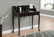 Computer Desk 36"L Dark Cherry Secretary Desk-Accent Table-DECOROLALA