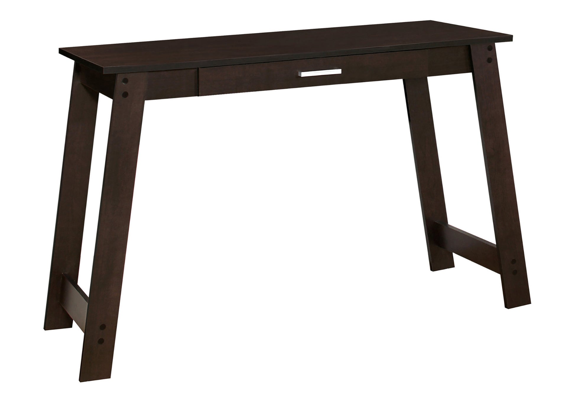 Computer Desk 42"L Espresso with Storage Drawer-Office Chair-DECOROLALA