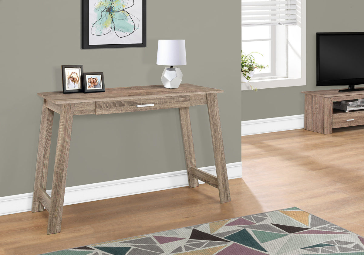 Computer Desk 42"L Espresso with Storage Drawer-Office Chairs-DECOROLALA