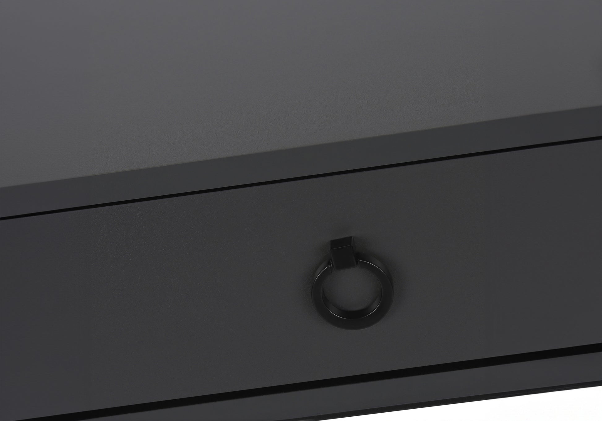 Computer Desk - 42"L / White / Black Metal-Computer Desk-DECOROLALA