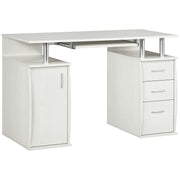 Computer Desk 47" White Keyboard Tray-DECOROLALA