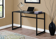 Computer Desk 48" Black Tempered Glass-Computer Desk-DECOROLALA