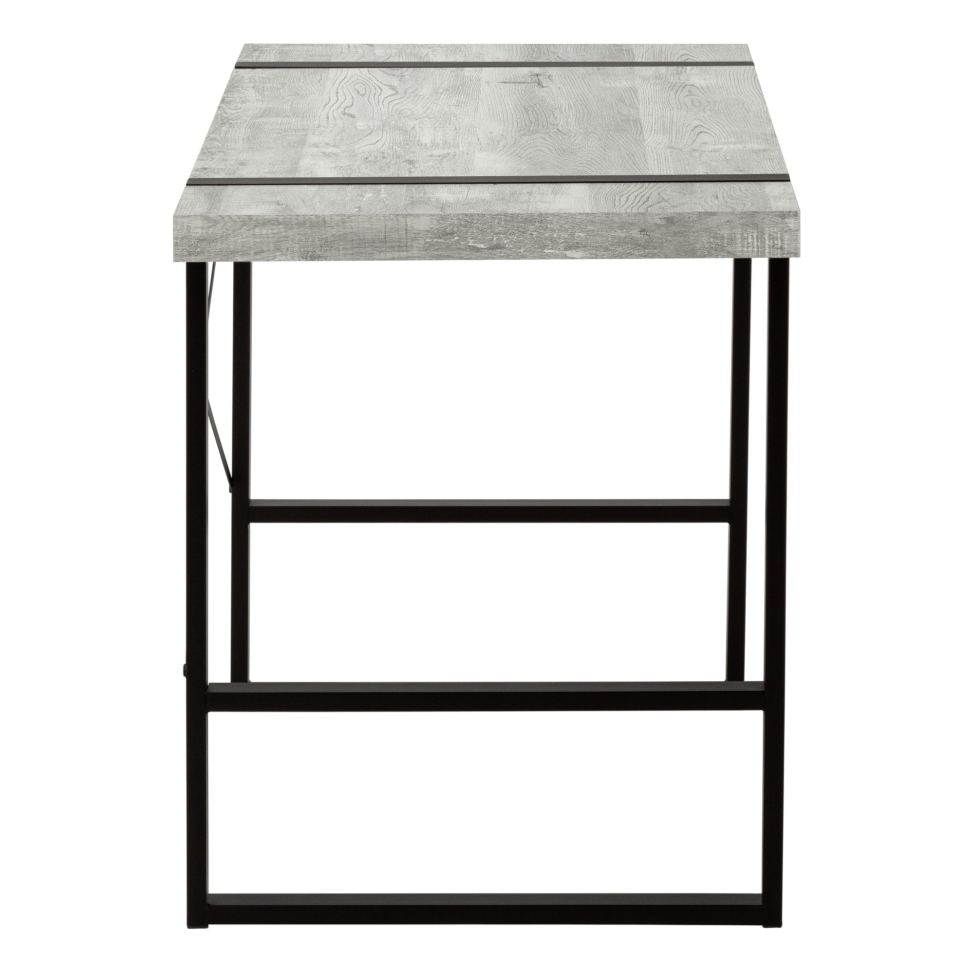 Computer Desk 48" Dark Taupe Industrial Metal-Computer Desk-DECOROLALA