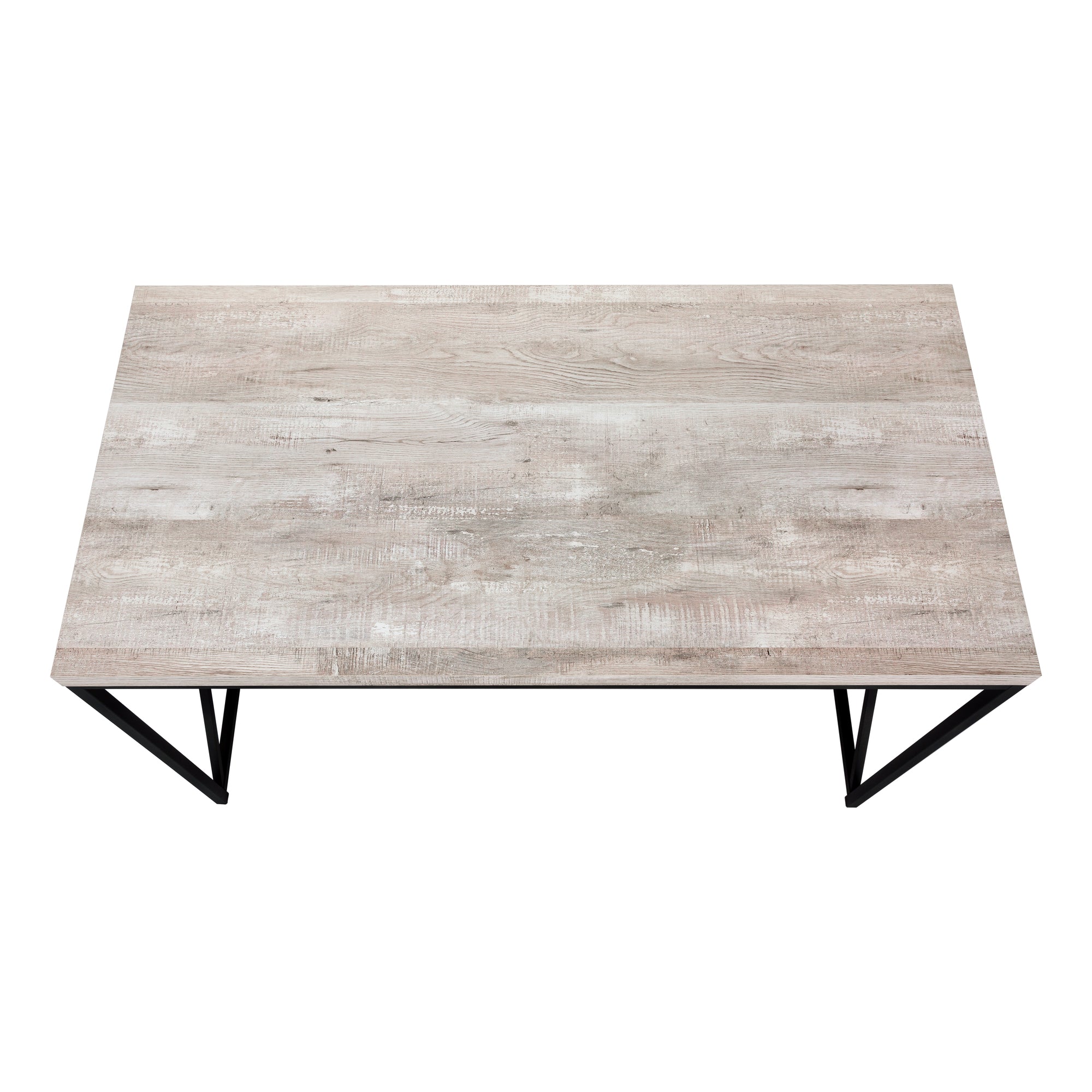 Computer Desk 48" Espresso with Gold Metal Base-Computer Desk-DECOROLALA