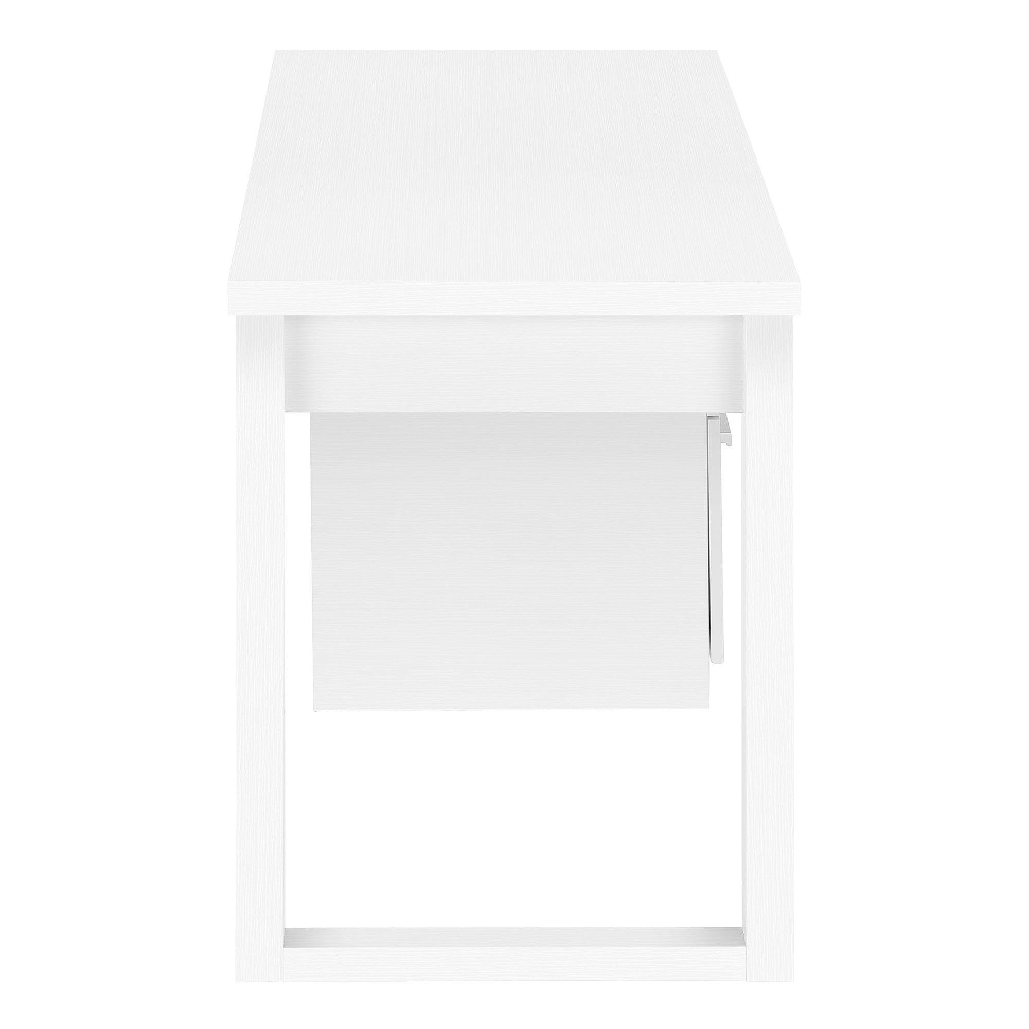 Computer Desk 48" Grey-Black L/R Facing-Bookshelf-DECOROLALA