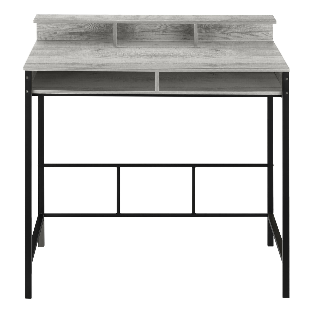 Computer Desk 48" Standing Height Black-Computer Desks-DECOROLALA