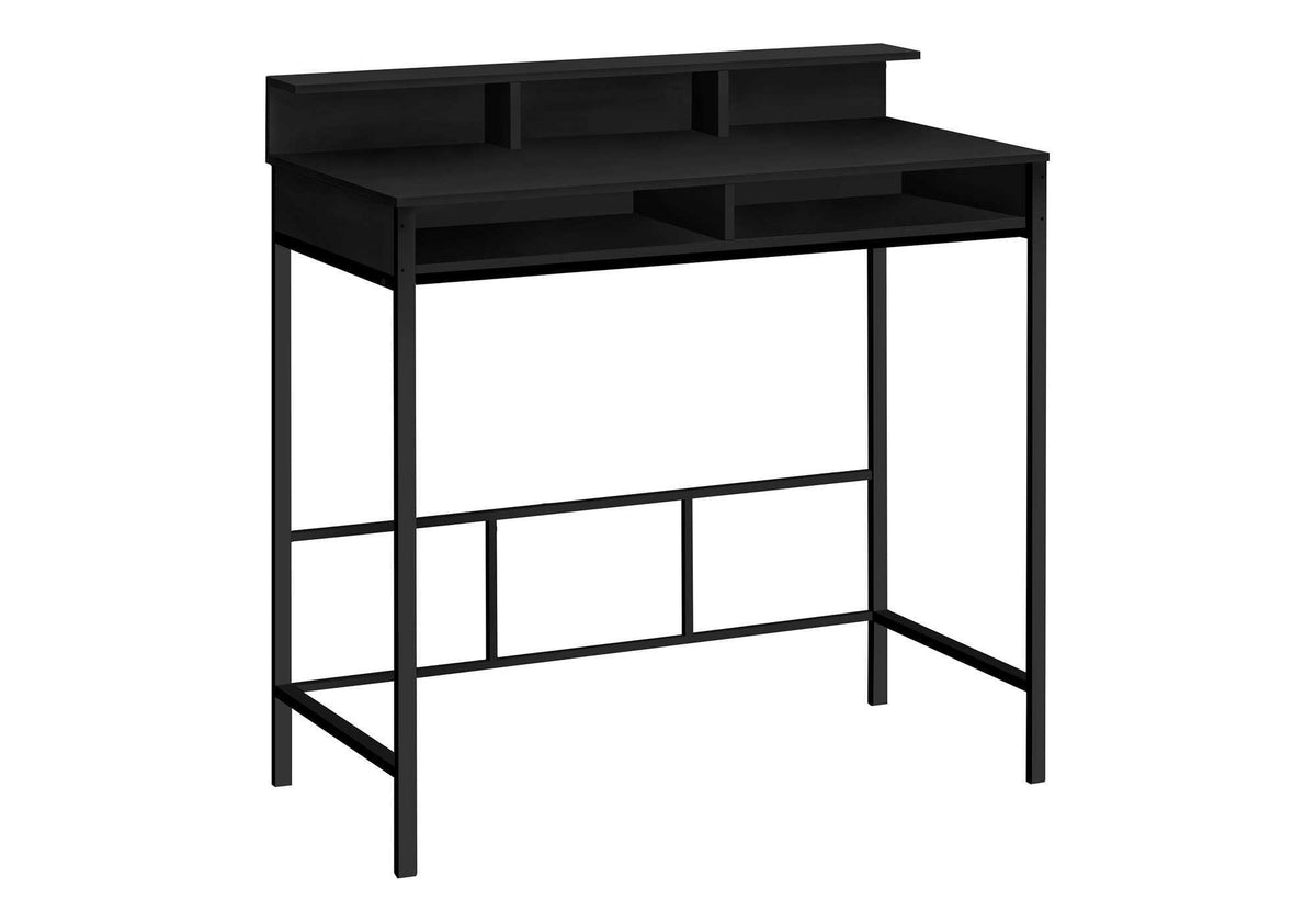 Computer Desk 48" Standing Height Black-Computer Desks-DECOROLALA