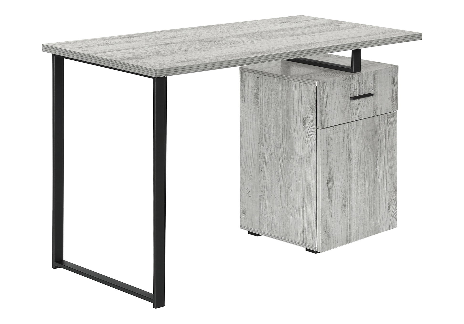 Computer Desk 48" White with Storage Drawer-Computer Desk-DECOROLALA