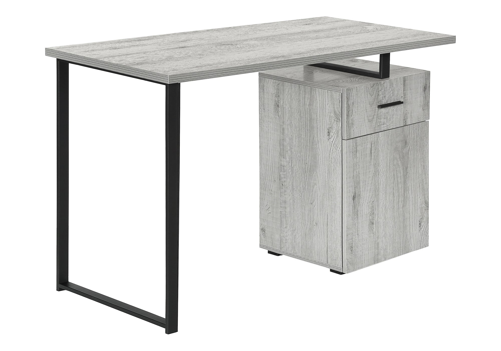 Computer Desk 48" White with Storage Drawer-Computer Desk-DECOROLALA