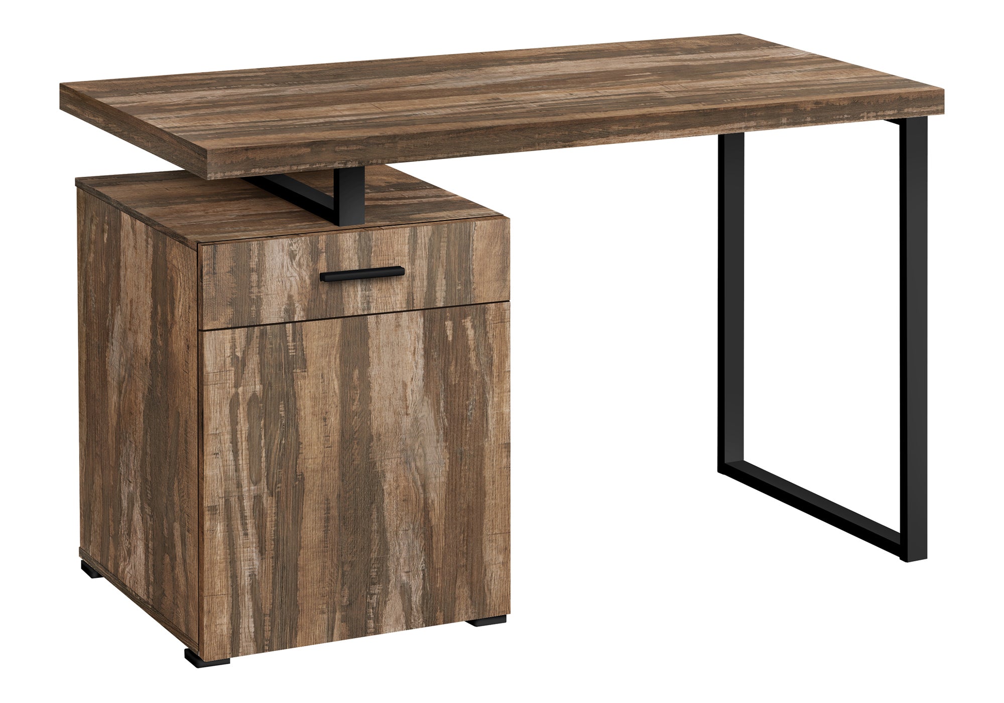 Computer Desk 48" White with Storage Drawer-Computer Desk-DECOROLALA