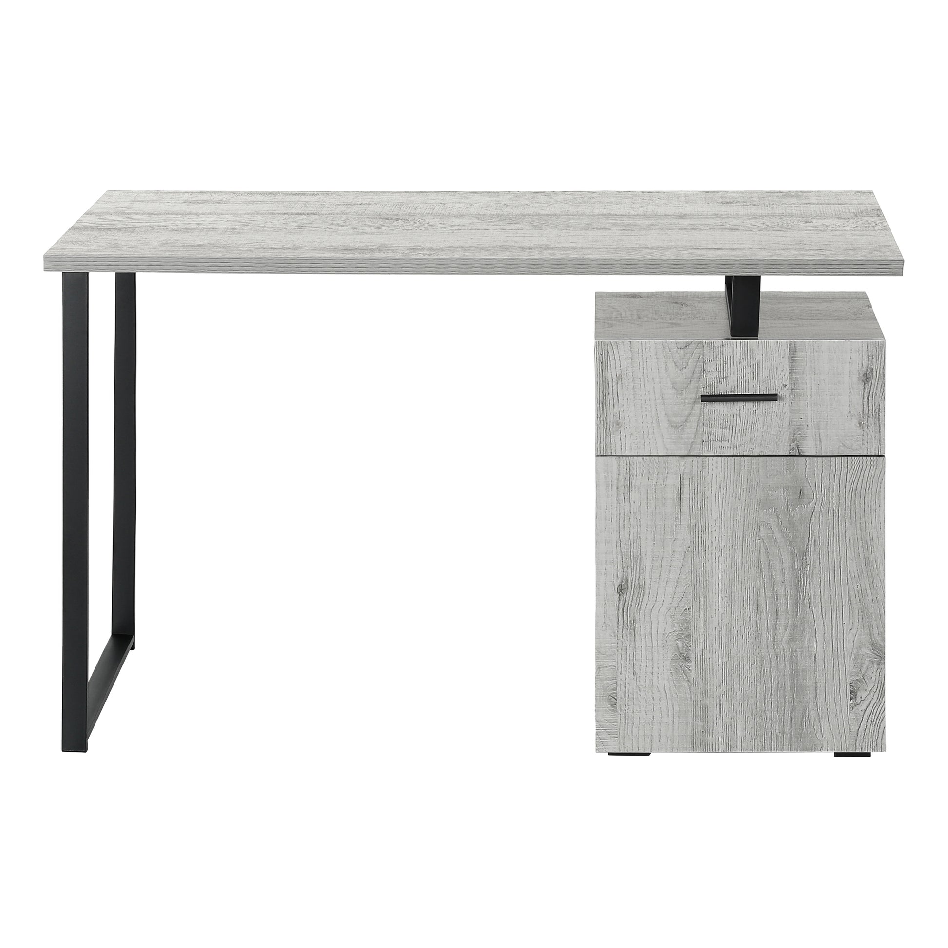Computer Desk 48" White with Storage Drawer-Computer Desk-DECOROLALA