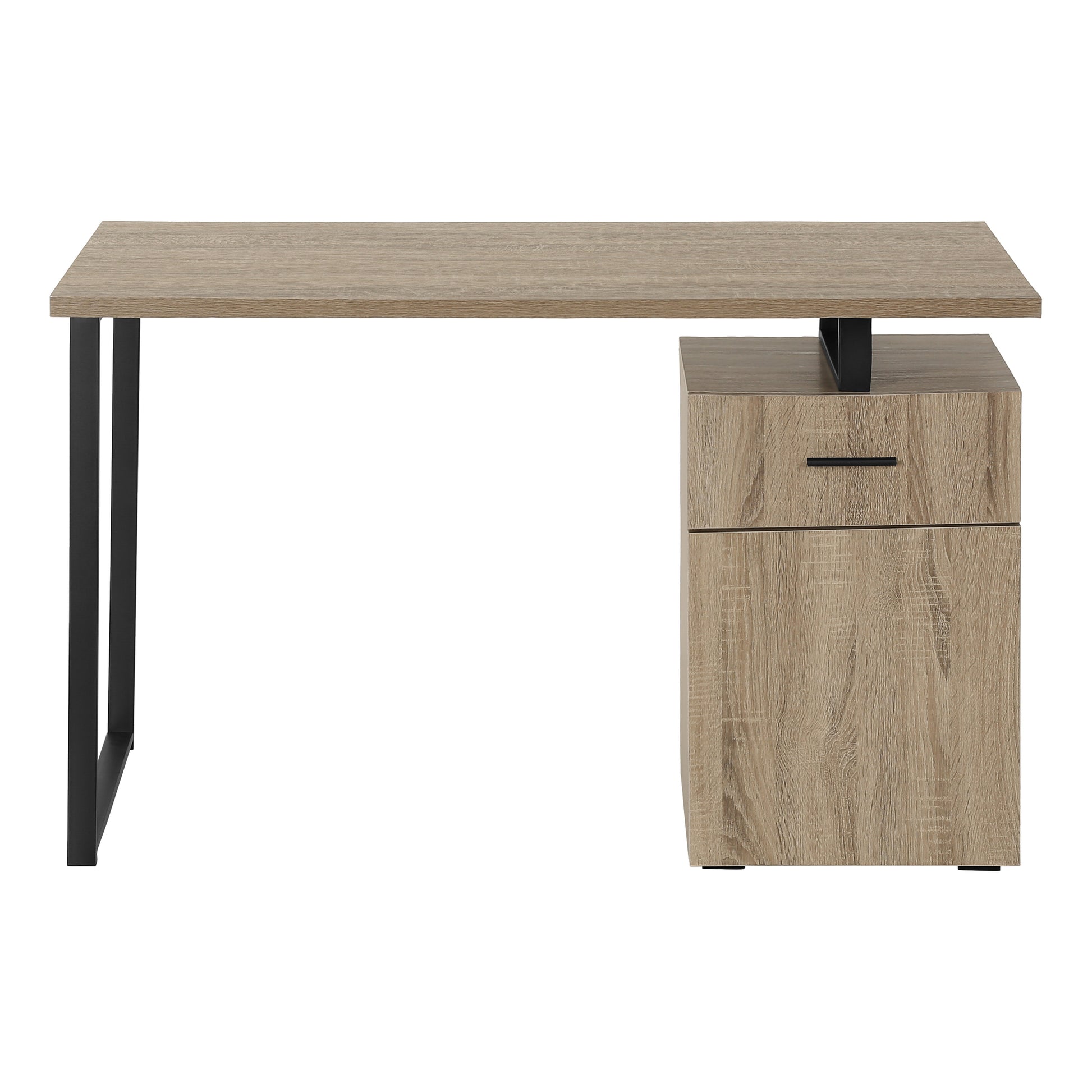 Computer Desk 48" White with Storage Drawer-Computer Desk-DECOROLALA