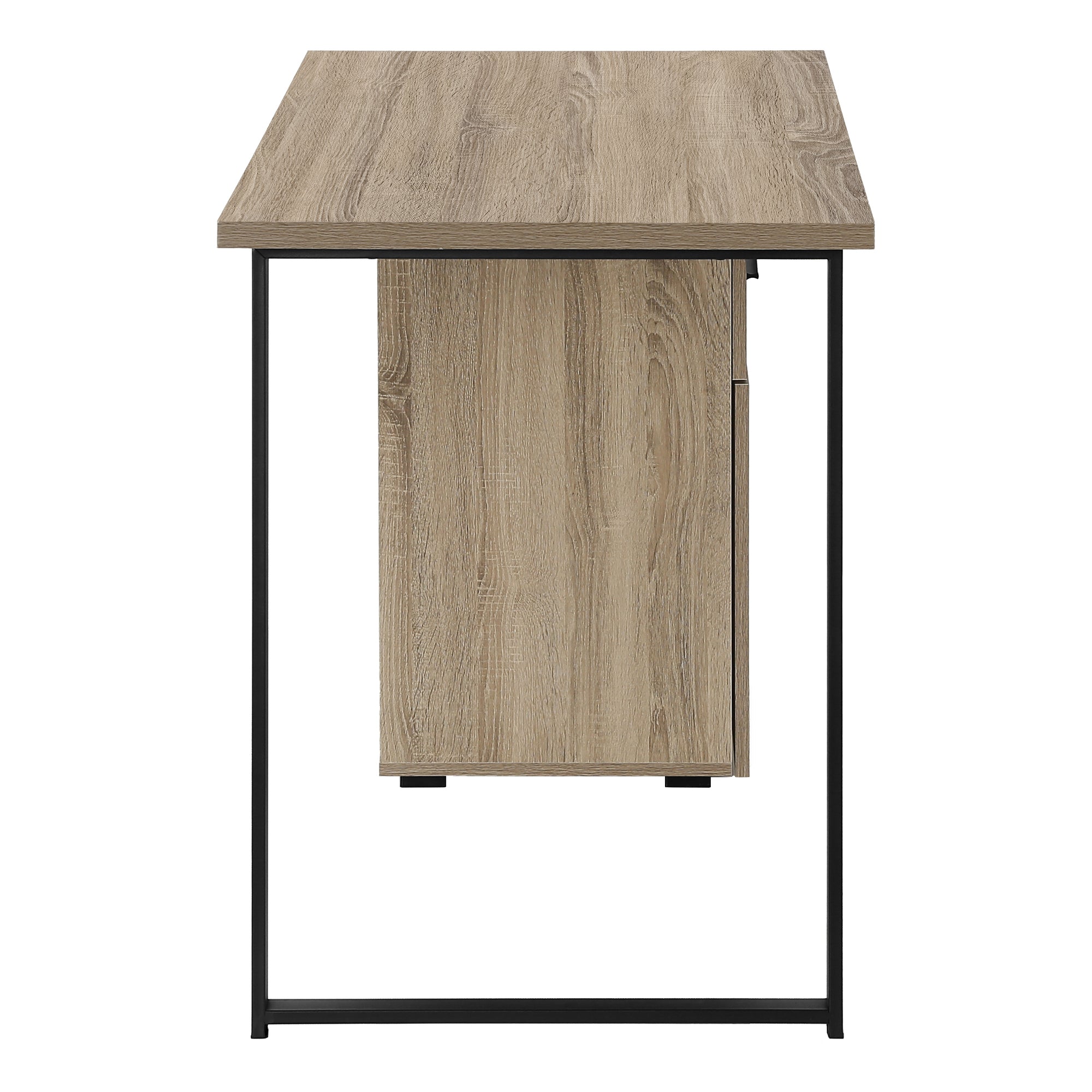 Computer Desk 48" White with Storage Drawer-Computer Desk-DECOROLALA