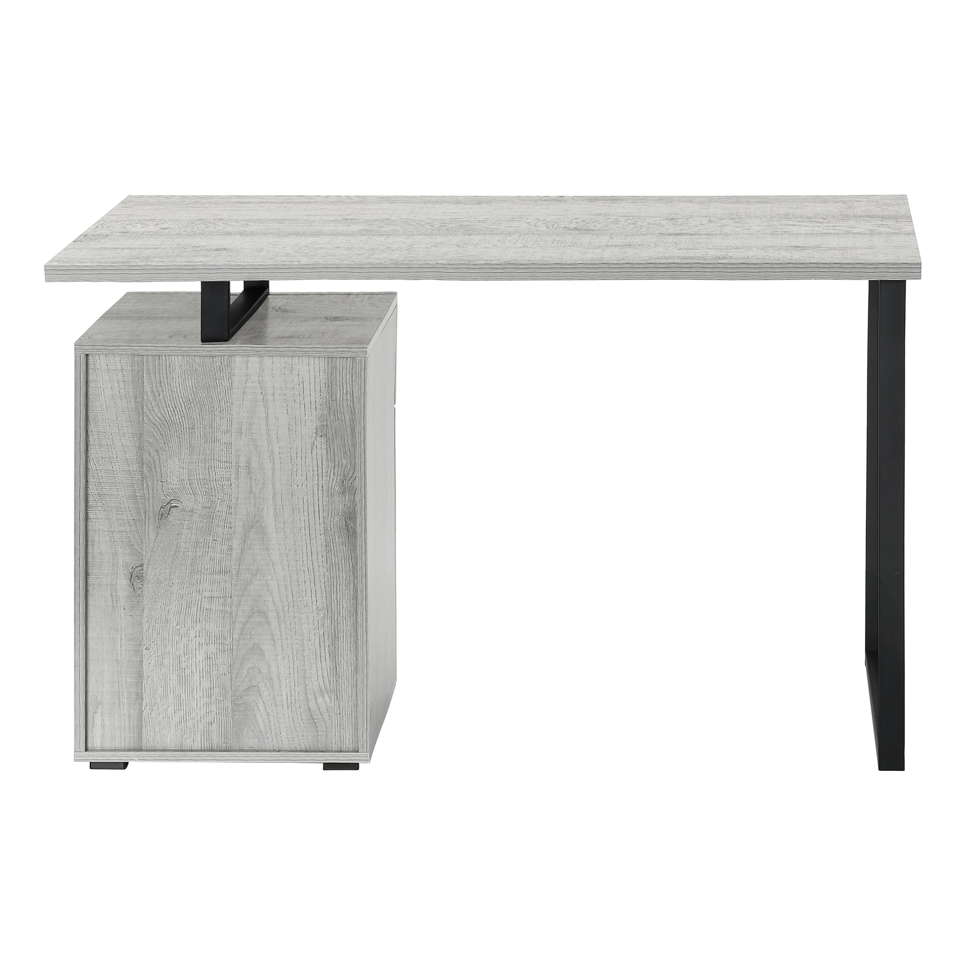 Computer Desk 48" White with Storage Drawer-Computer Desk-DECOROLALA