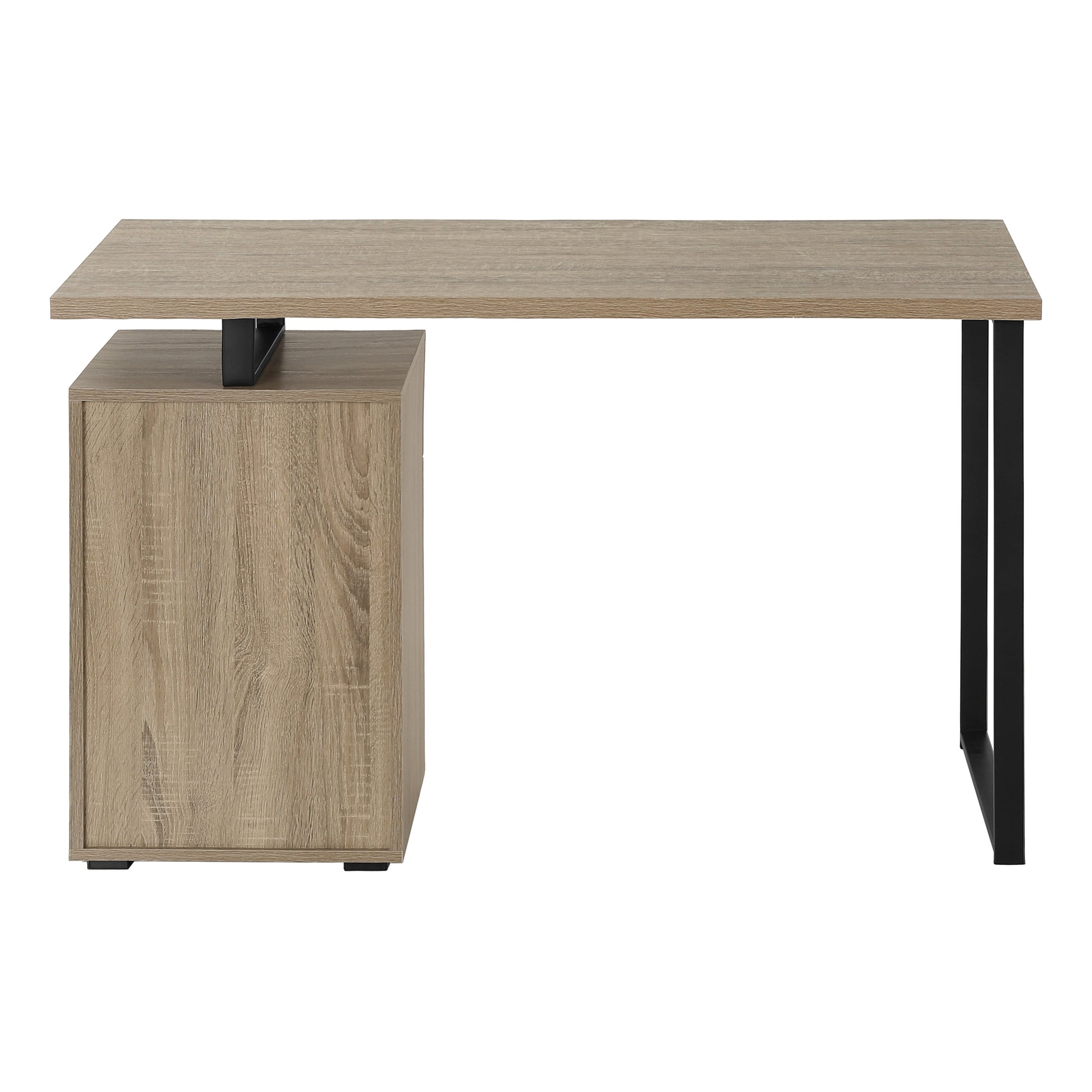 Computer Desk 48" White with Storage Drawer-Computer Desk-DECOROLALA