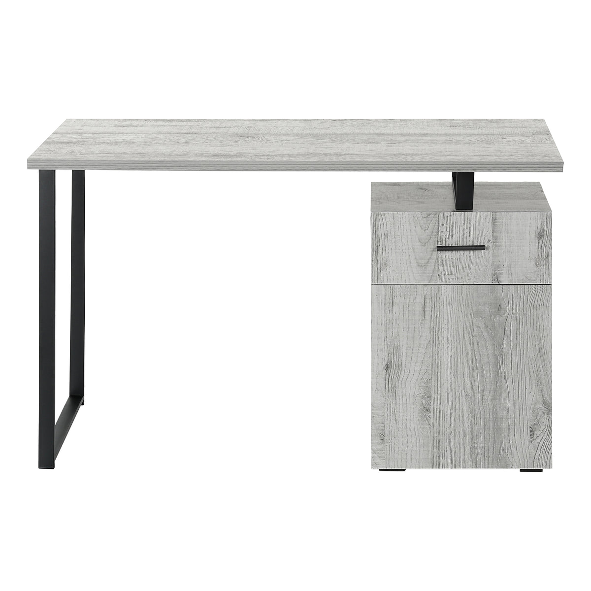 Computer Desk 48" White with Storage Drawer-Computer Desks-DECOROLALA