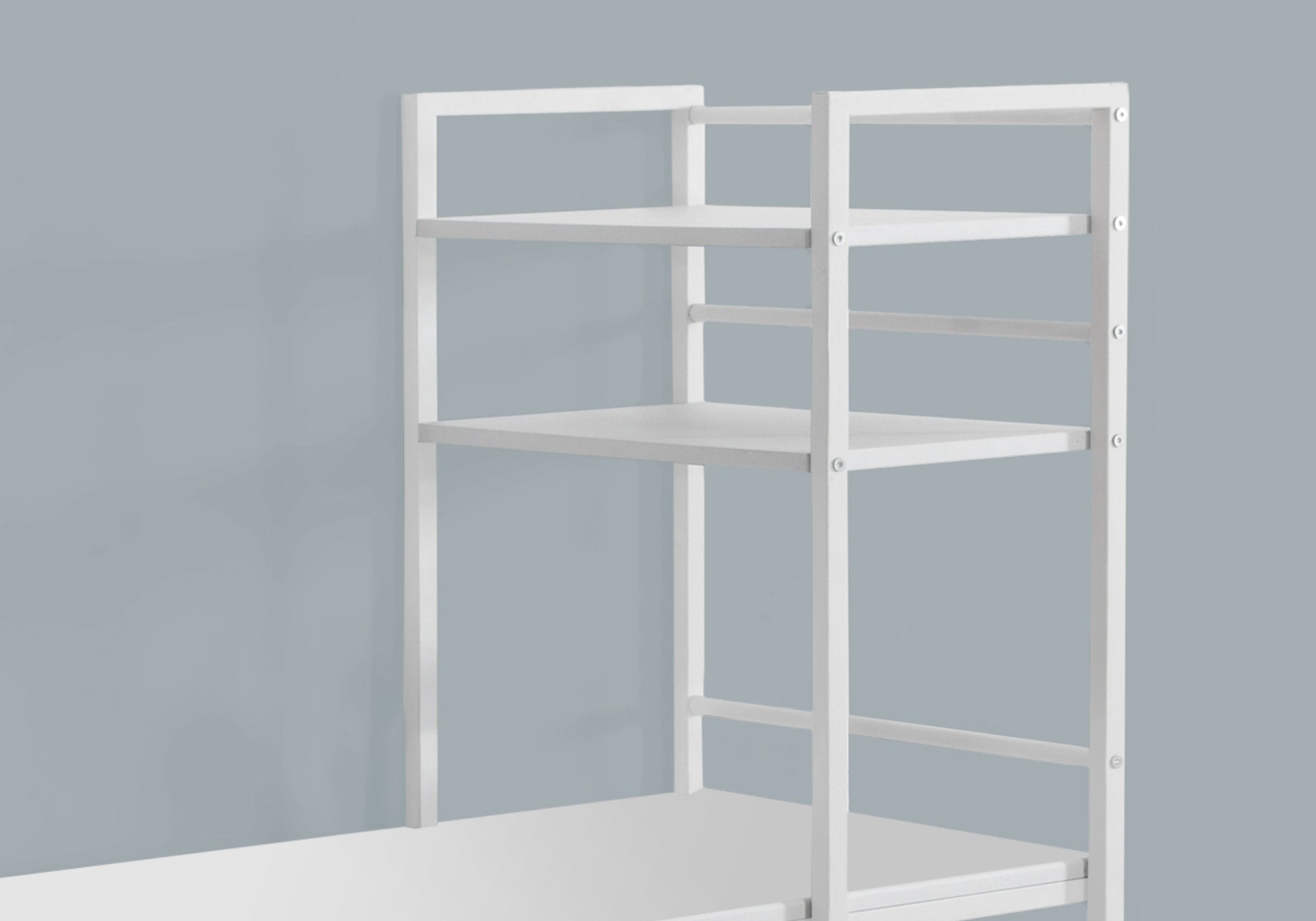 Computer Desk 48" White with Storage Shelves-Office Chair-DECOROLALA
