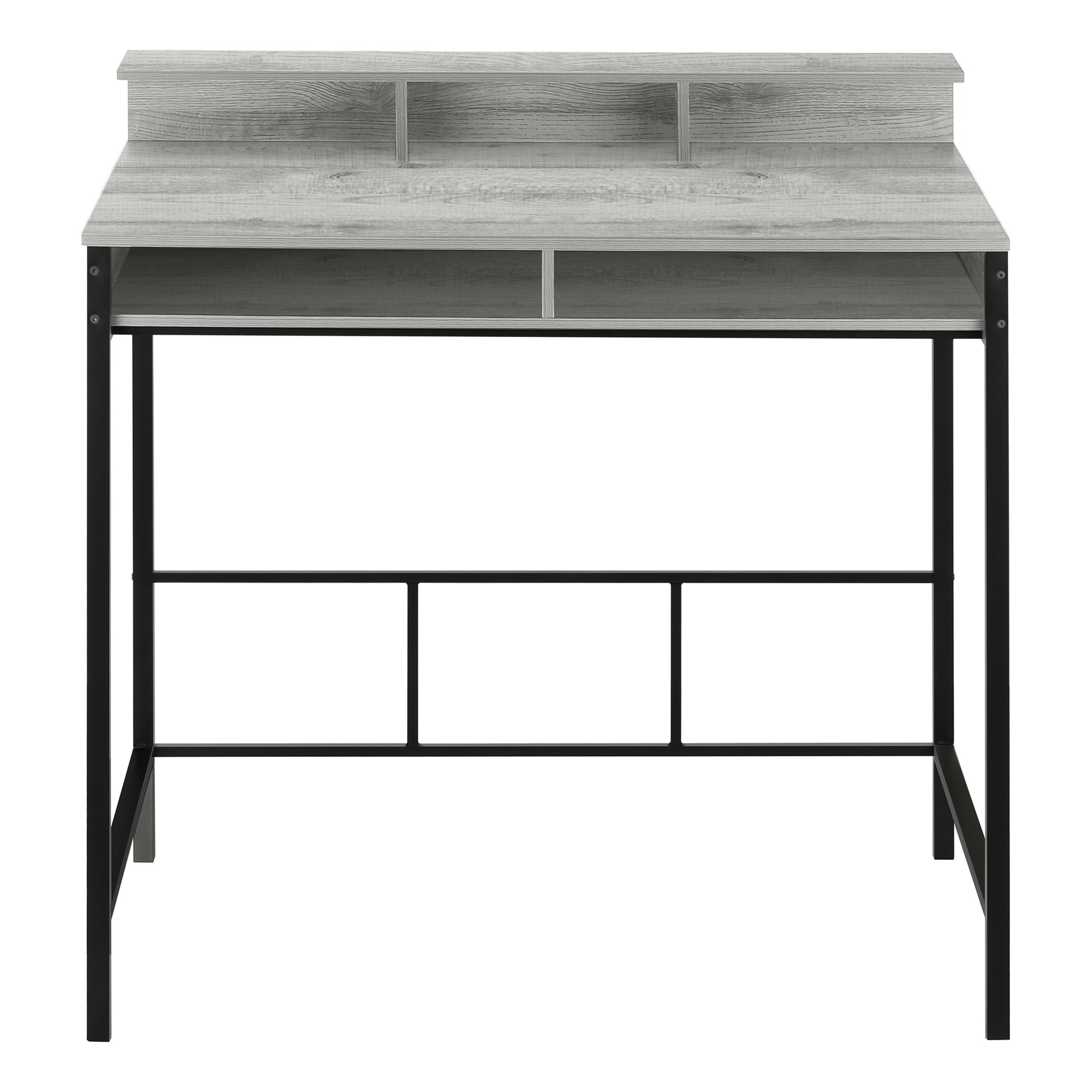 Computer Desk - 48"L / Black / Black Standing Height-Computer Desk-DECOROLALA