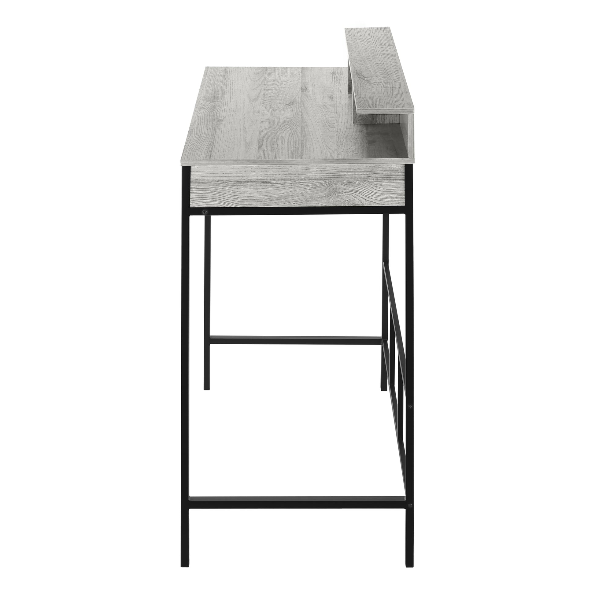 Computer Desk - 48"L / Black / Black Standing Height-Computer Desk-DECOROLALA
