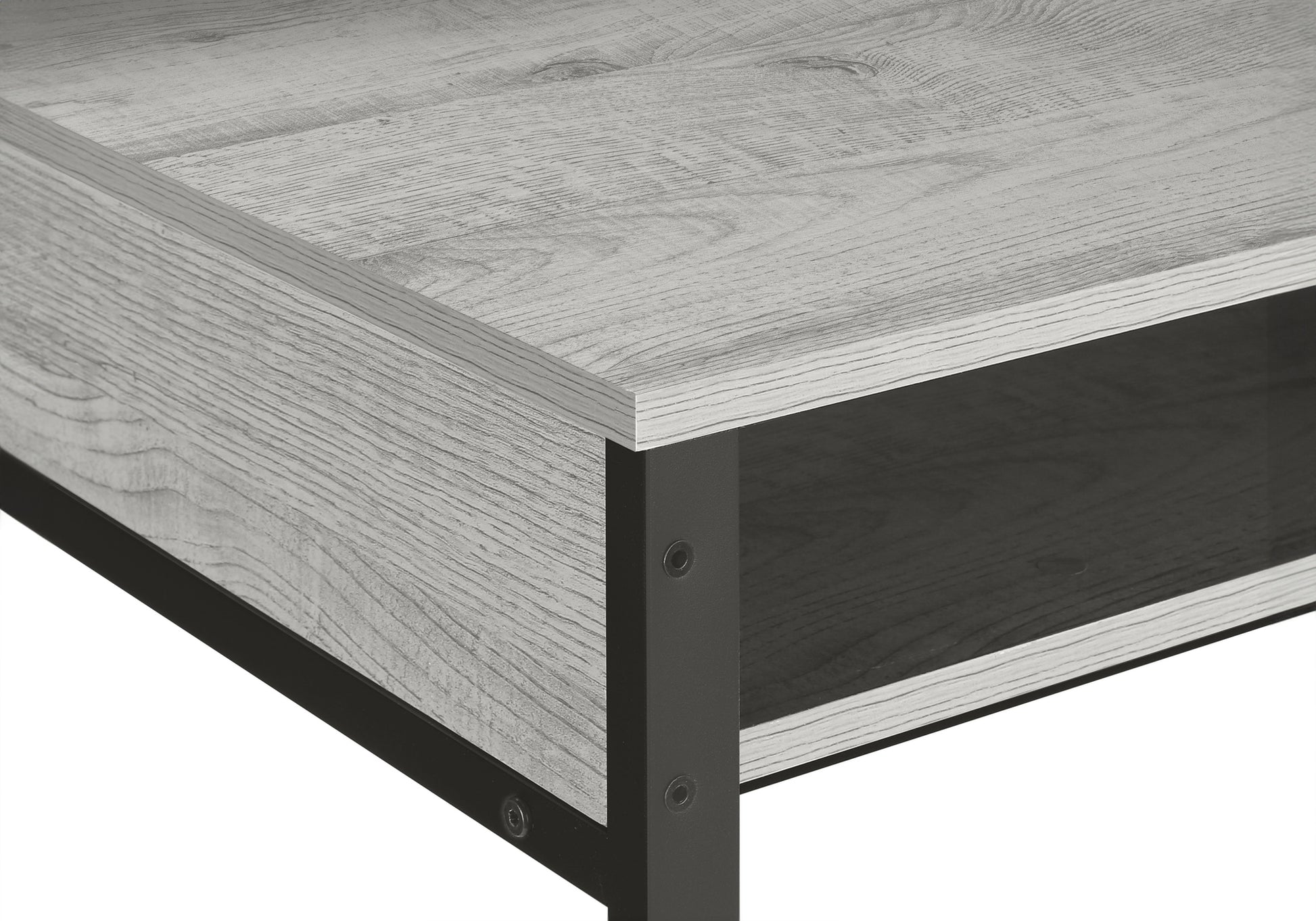 Computer Desk - 48"L / Black / Black Standing Height-Computer Desk-DECOROLALA