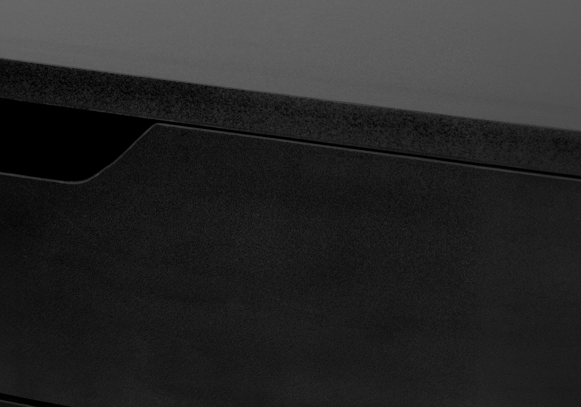 Computer Desk - 48"L / Black Marble-Look / Black Metal-Computer Desk-DECOROLALA