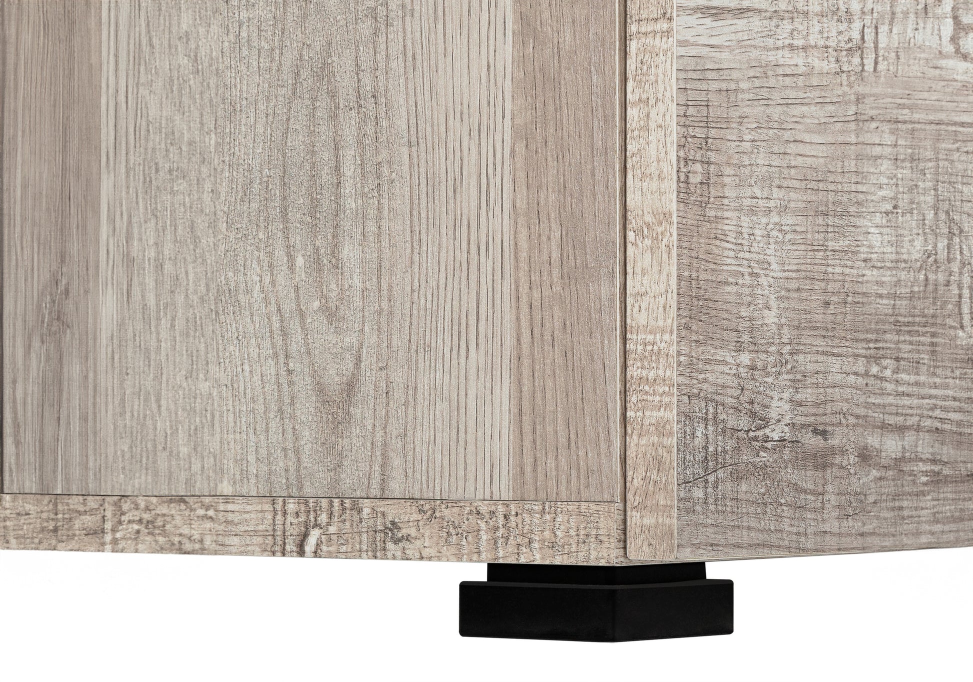 Computer Desk - 48"L / Brown Reclaimed Wood / Black Metal-Office Cabinet-DECOROLALA