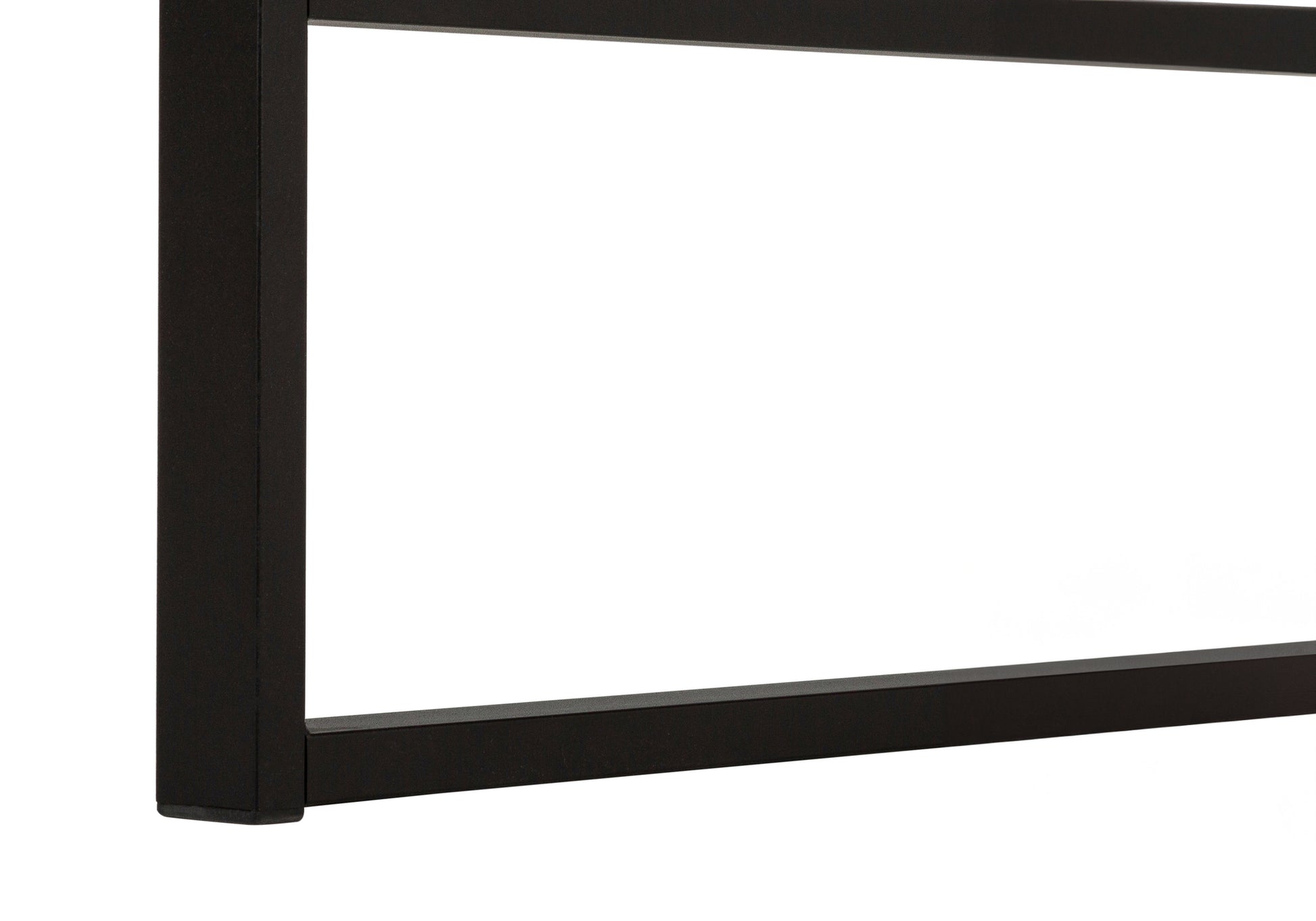 Computer Desk - 48"L / Dark Taupe / Black Metal-Computer Desk-DECOROLALA