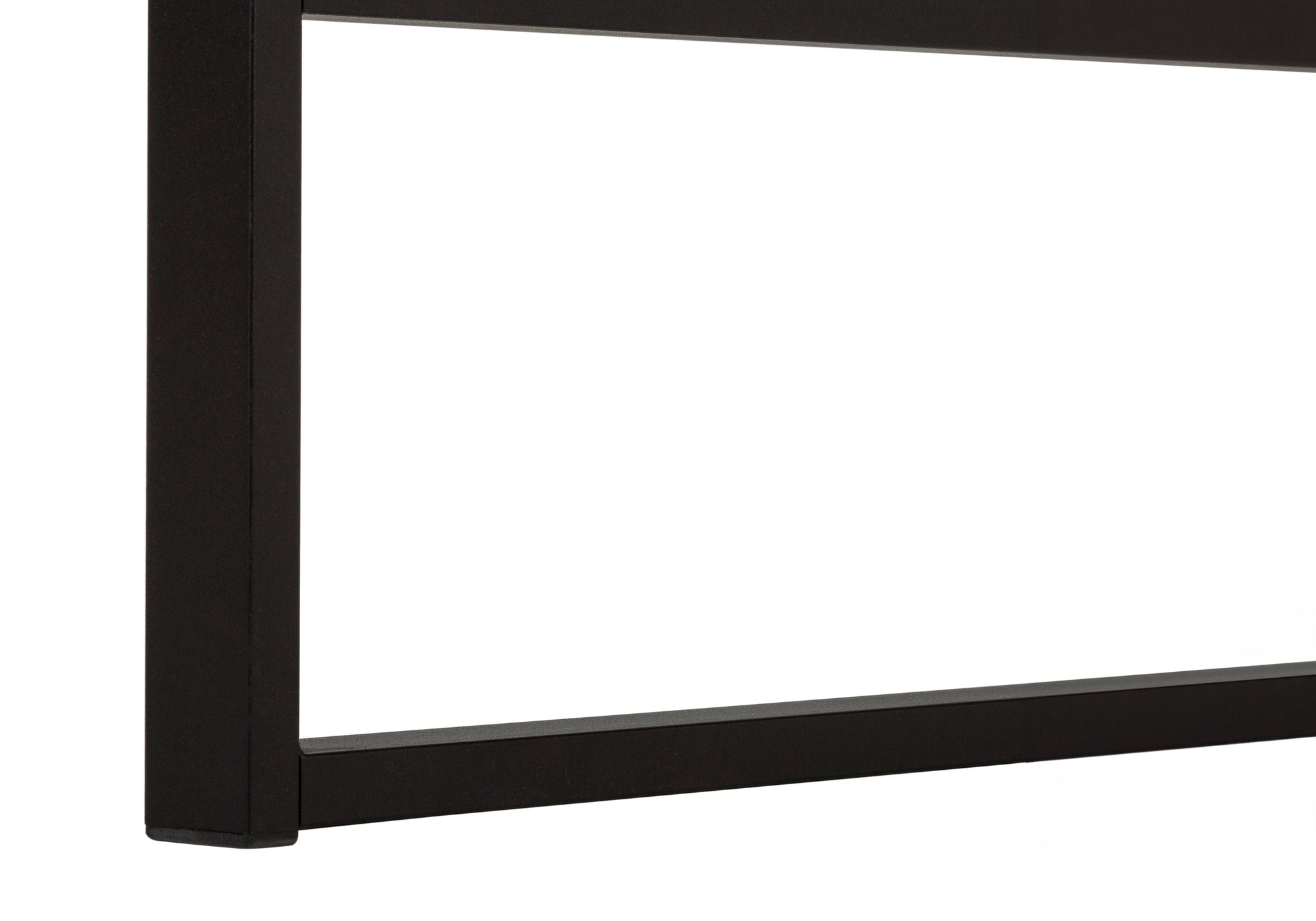 Computer Desk - 48"L / Dark Taupe / Black Metal-Computer Desk-DECOROLALA