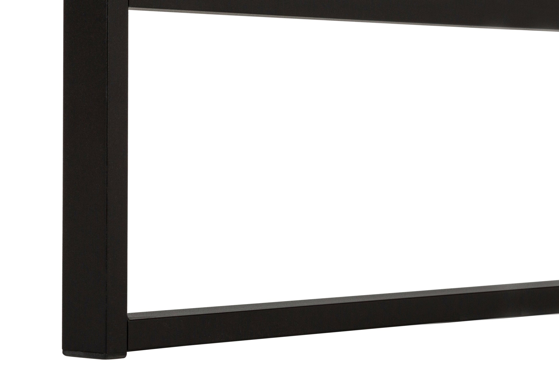 Computer Desk - 48"L / Dark Taupe / Black Metal-Computer Desk-DECOROLALA