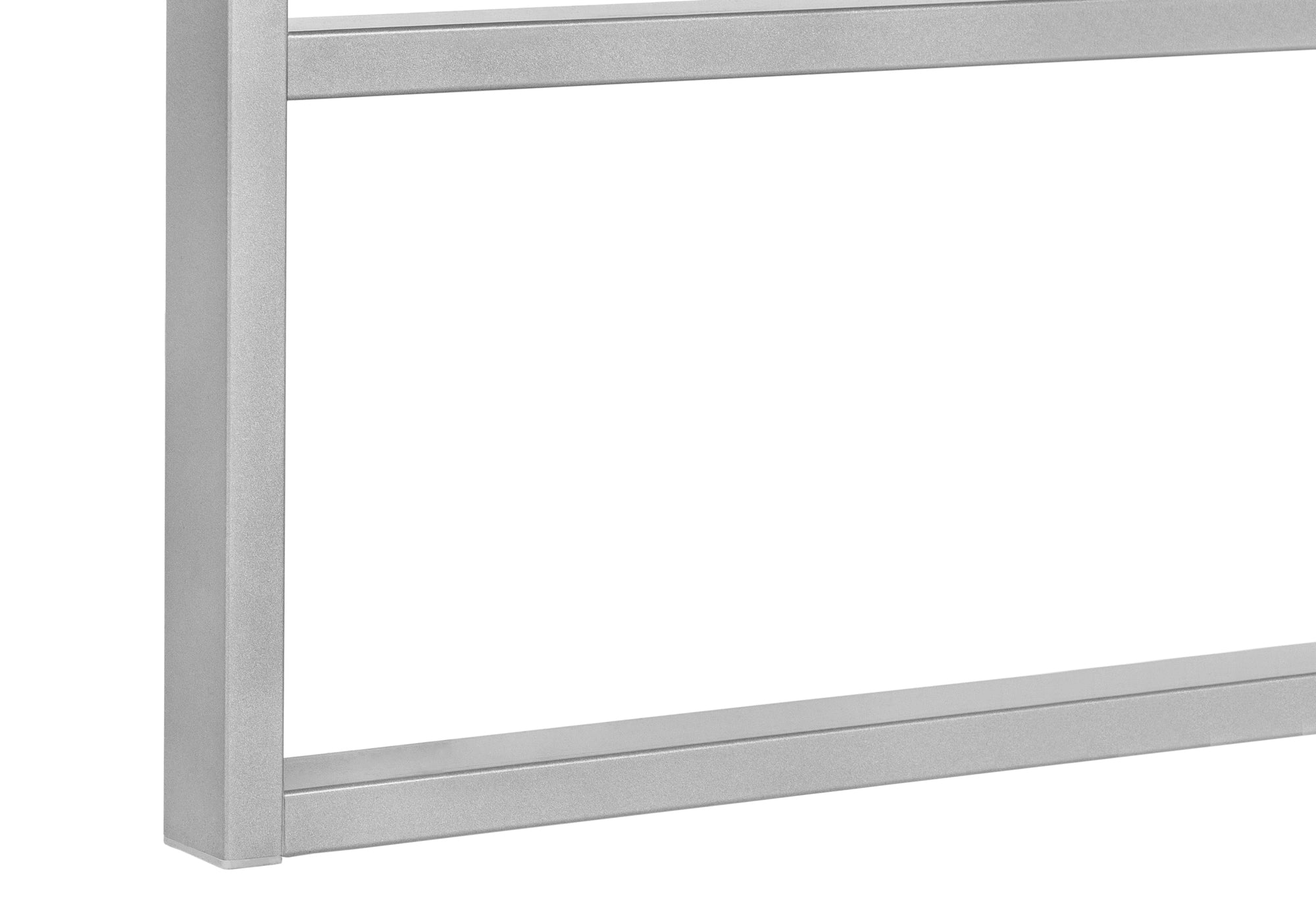 Computer Desk - 48"L / Dark Taupe / Black Metal-Computer Desk-DECOROLALA