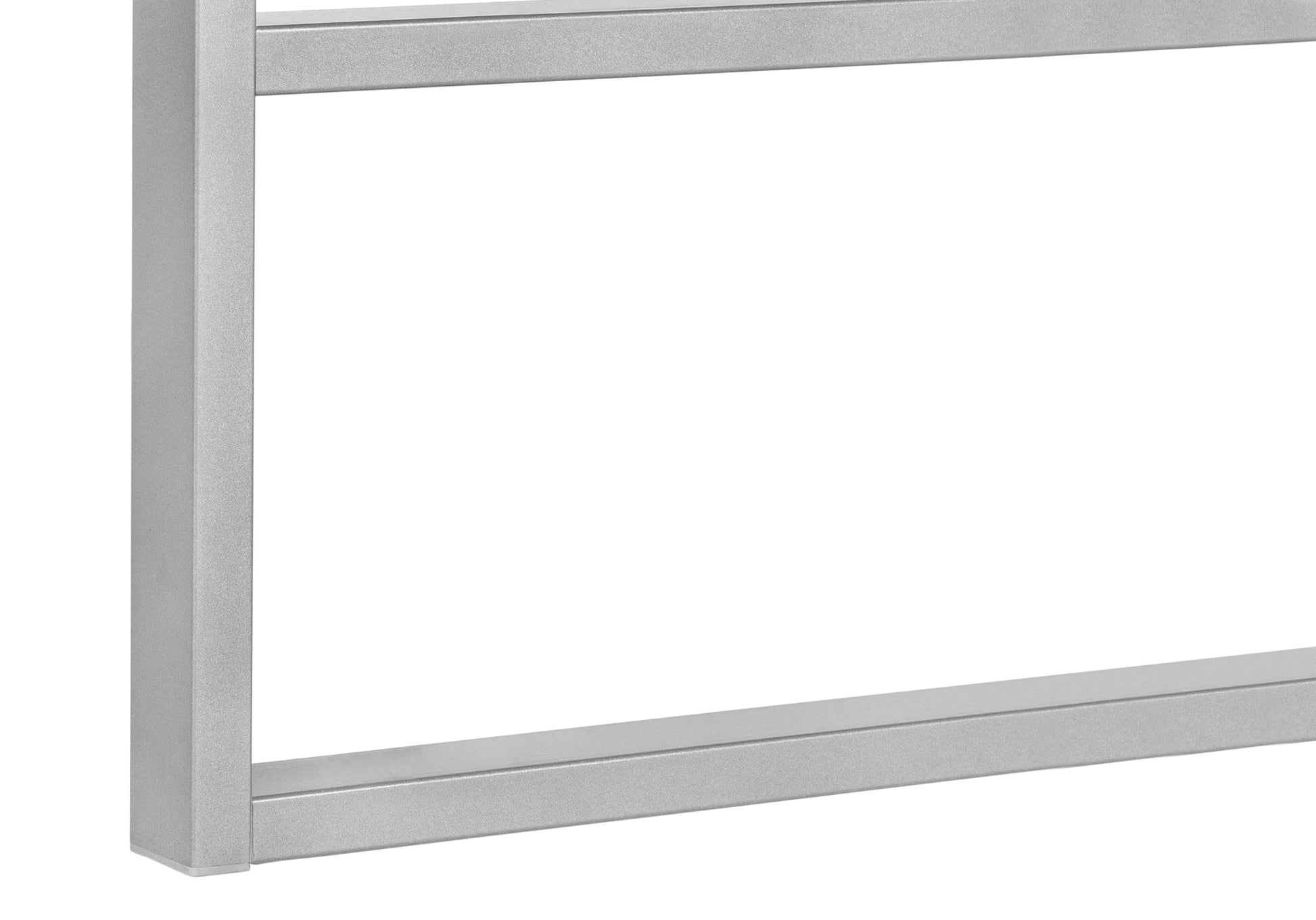 Computer Desk - 48"L / Dark Taupe / Black Metal-Computer Desk-DECOROLALA