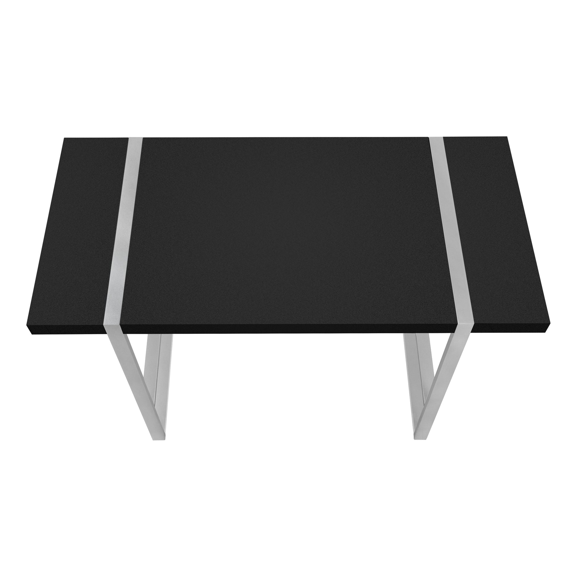 Computer Desk - 48"L / Dark Taupe / Black Metal-Computer Desk-DECOROLALA