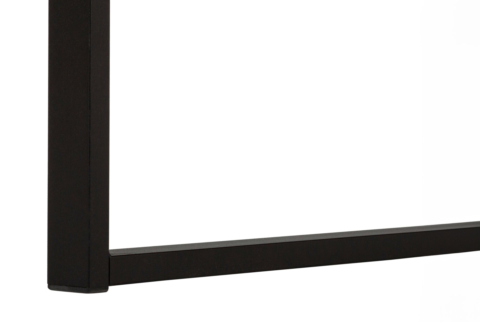 Computer Desk - 48"L / Dark Taupe / Black Metal-Computer Desk-DECOROLALA