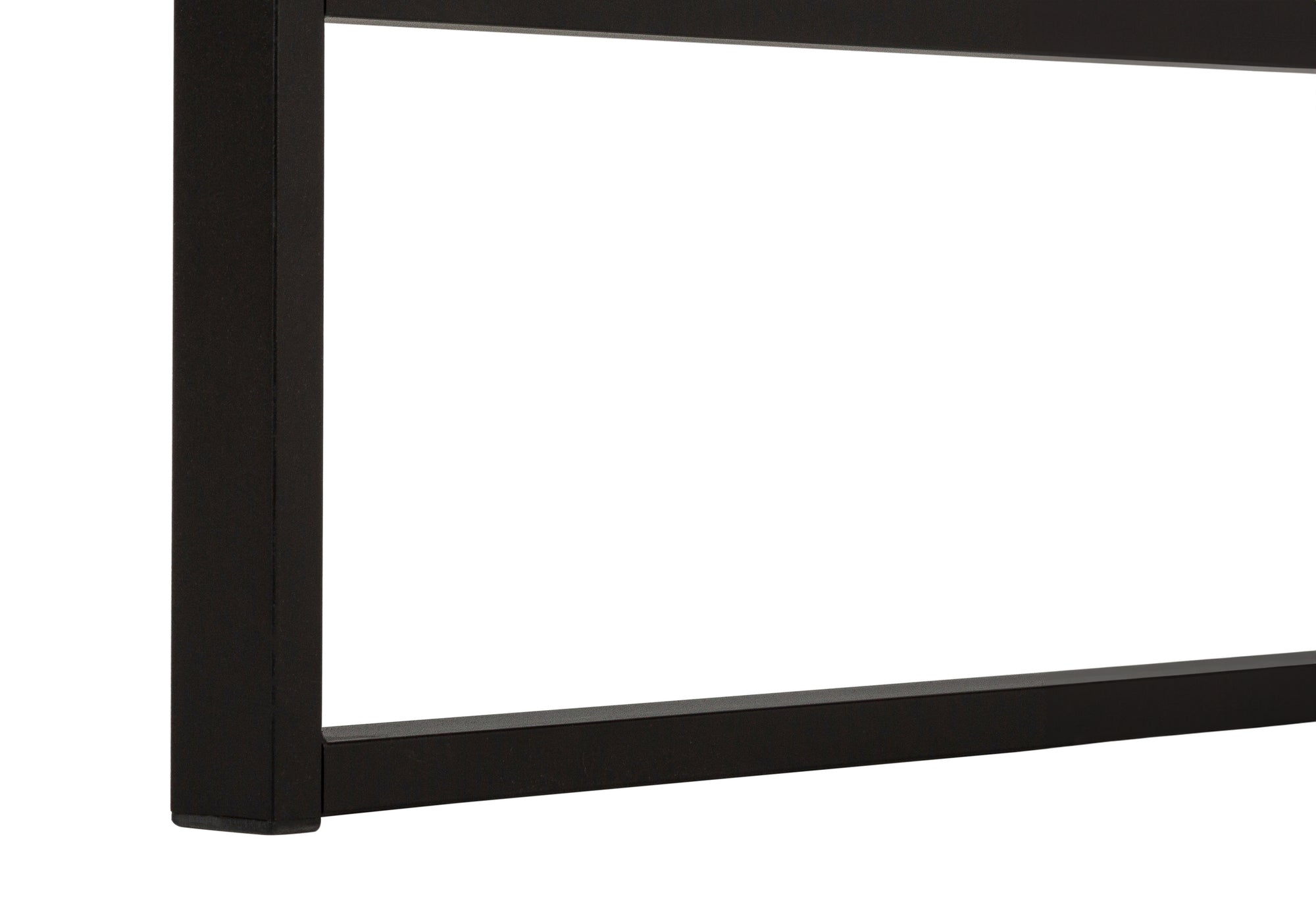 Computer Desk - 48"L / Dark Taupe / Black Metal-Computer Desk-DECOROLALA