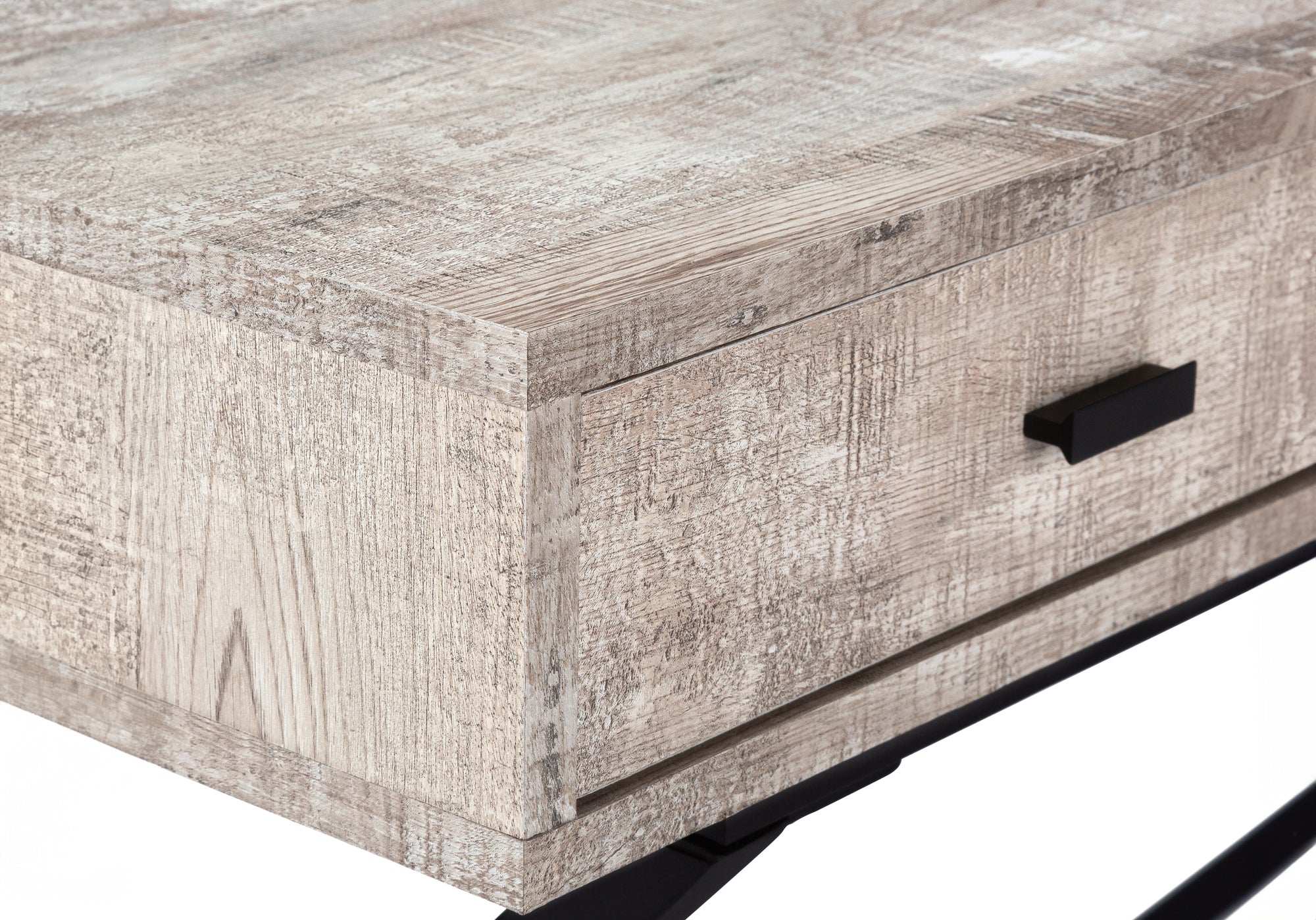 Computer Desk - 48"L / Espresso / Gold Metal-Computer Desk-DECOROLALA