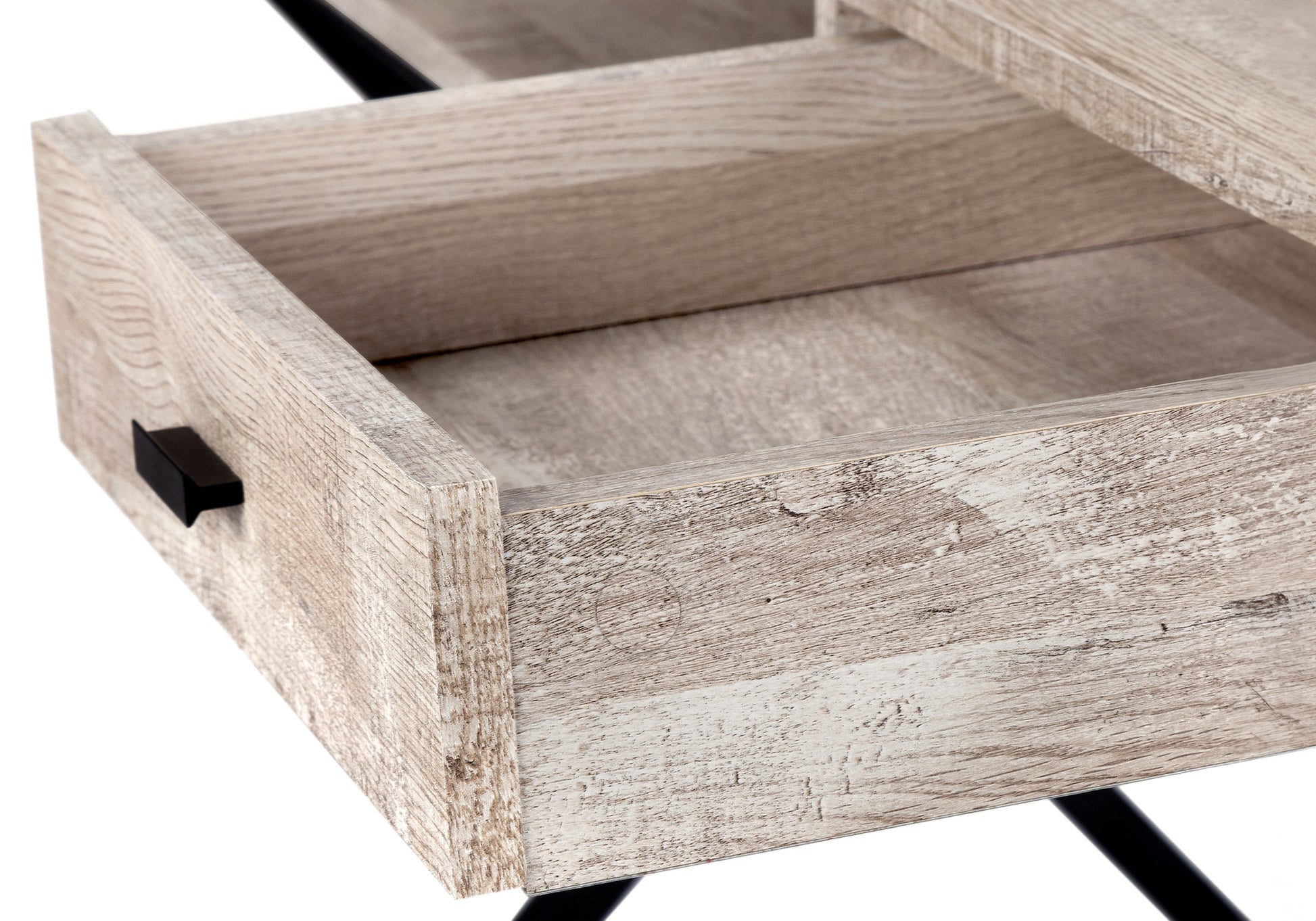 Computer Desk - 48"L / Espresso / Gold Metal-Computer Desk-DECOROLALA