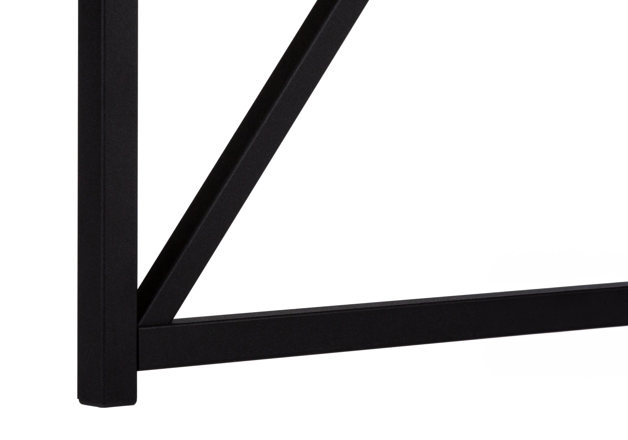 Computer Desk - 48"L / Espresso / Gold Metal-Computer Desk-DECOROLALA