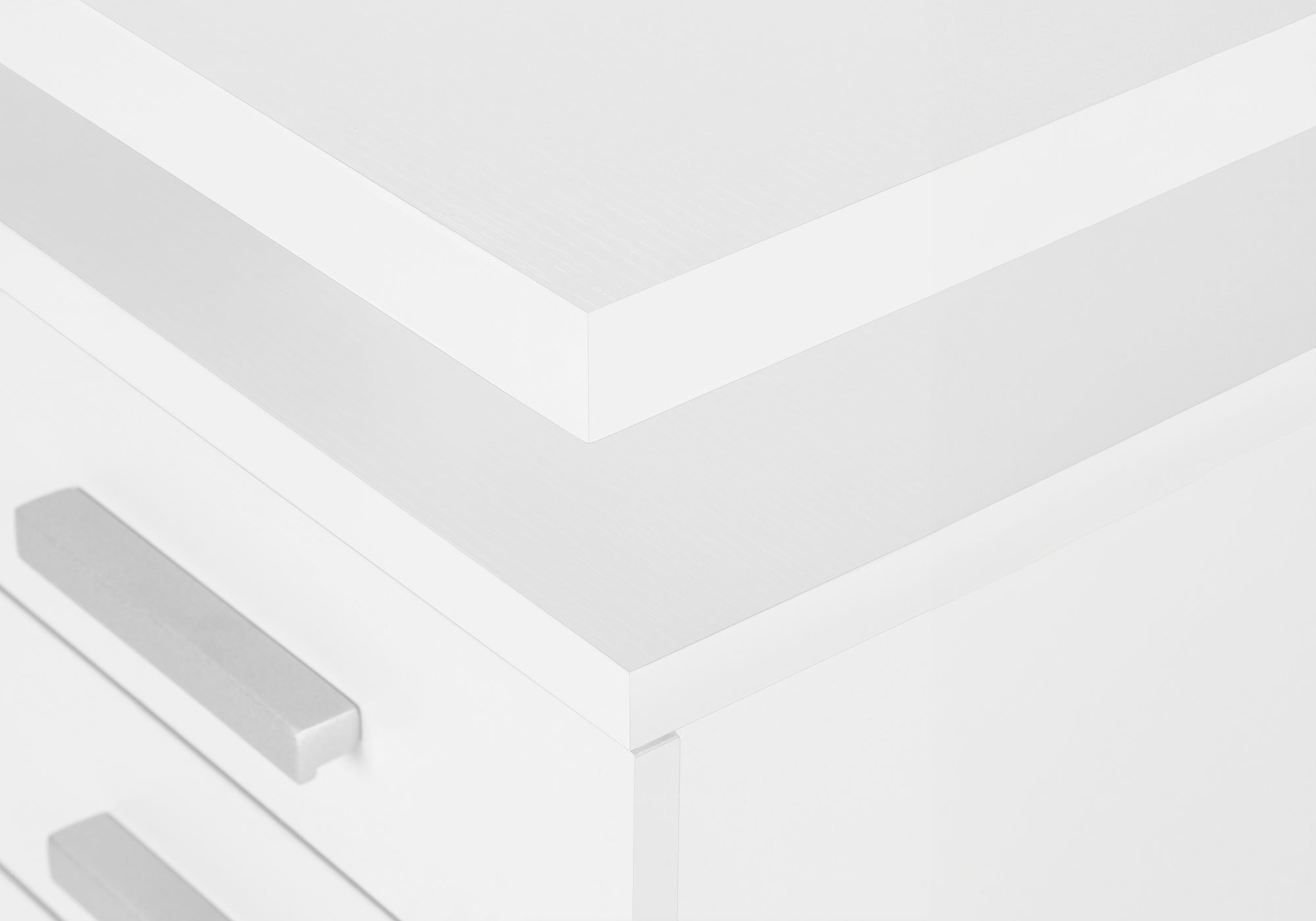 Computer Desk - 48"L / Grey-Black Left Or Right Facing-Bookshelf-DECOROLALA