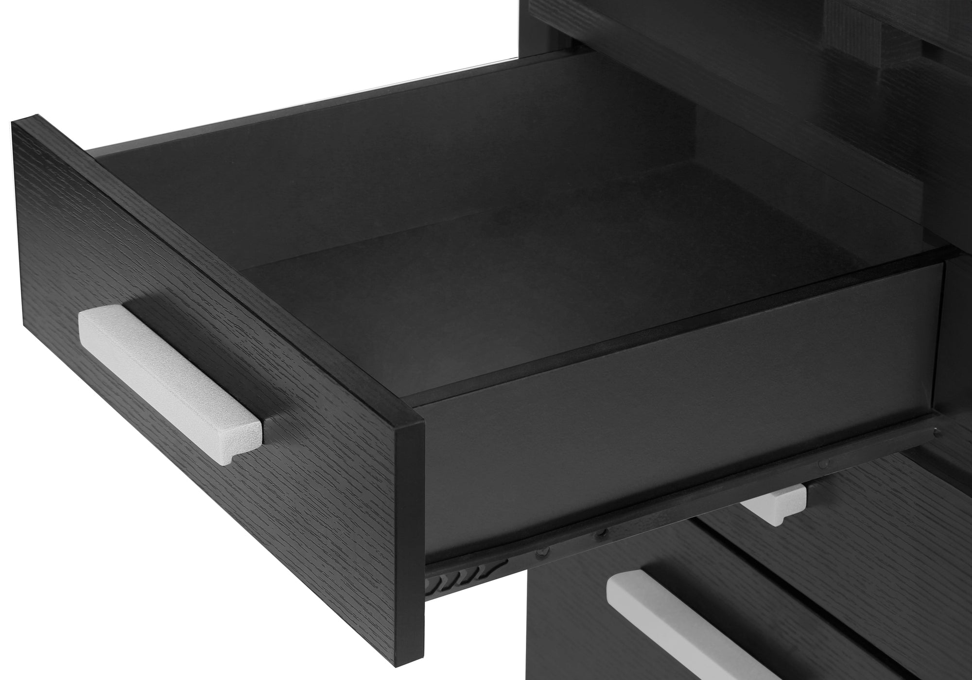 Computer Desk - 48"L / Grey-Black Left Or Right Facing-Bookshelf-DECOROLALA